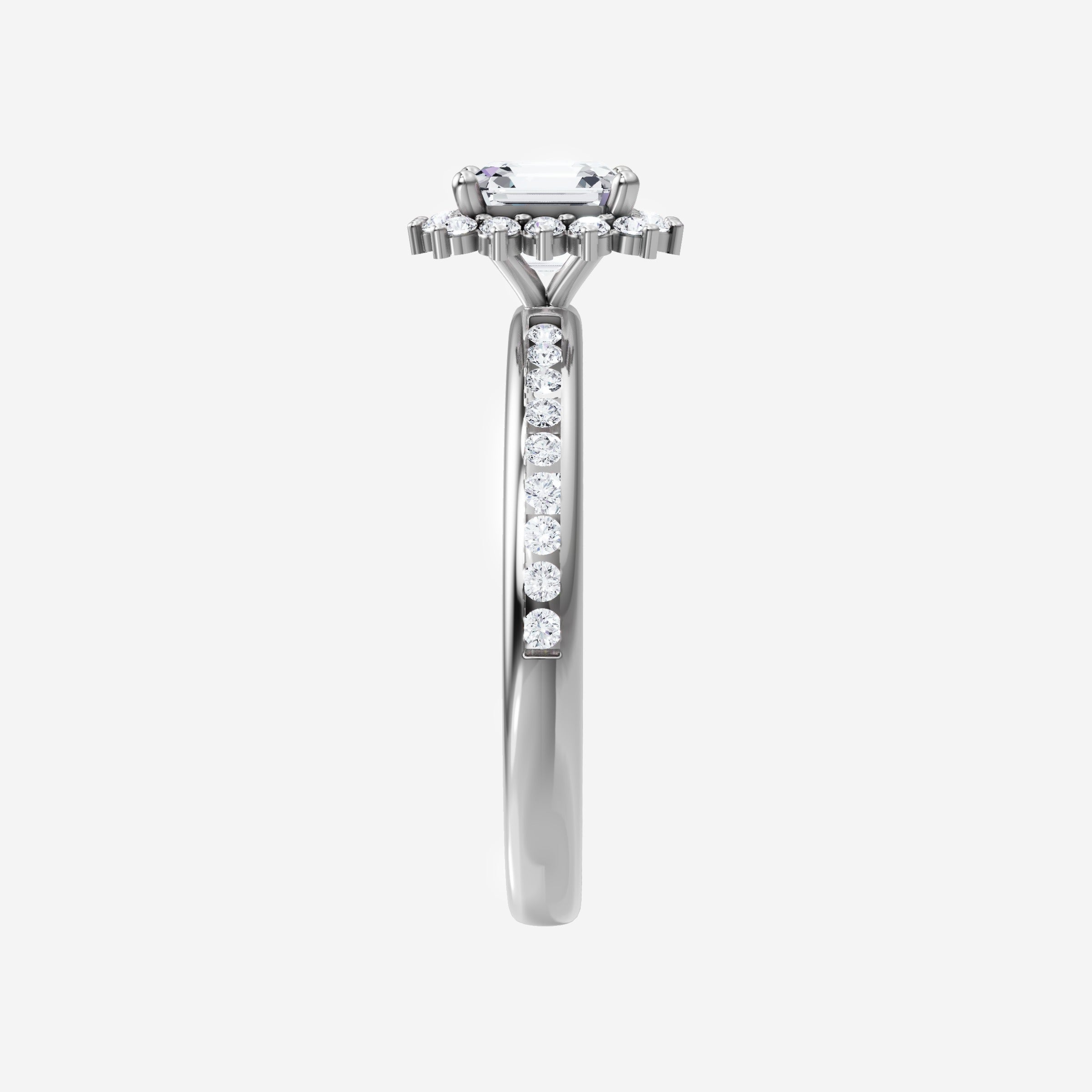Asscher Shining Destiny Ring