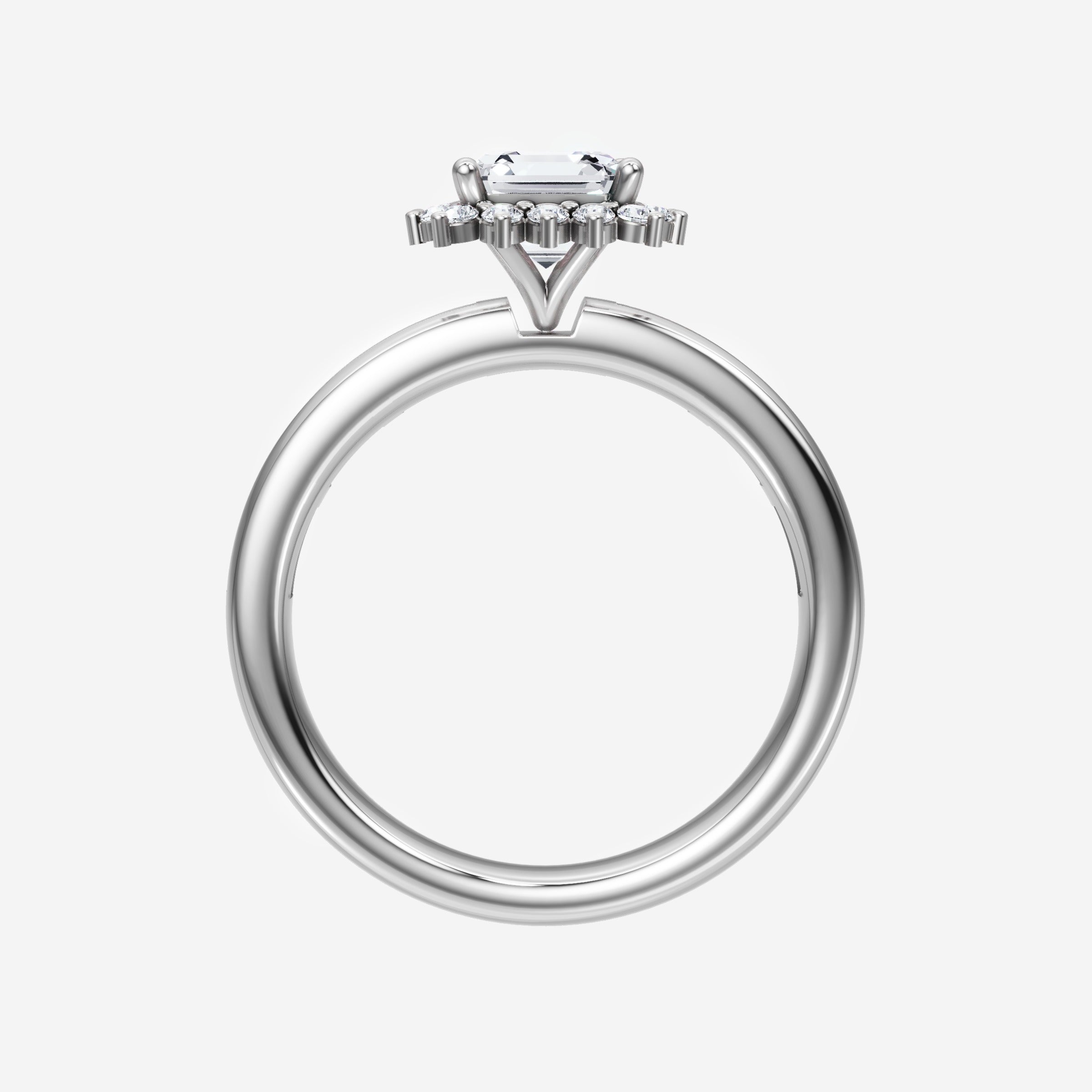 Asscher Shining Destiny Ring