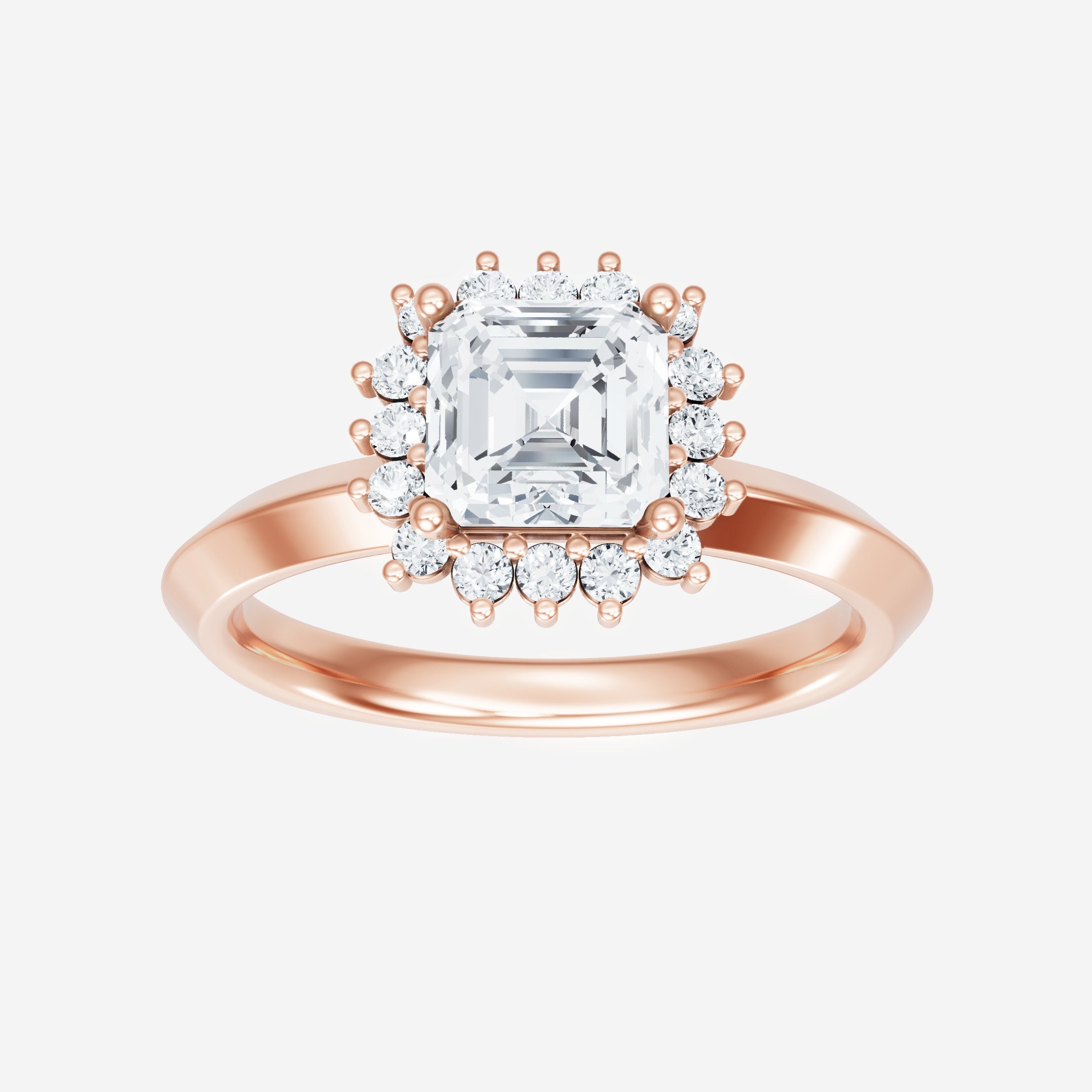 Asscher Artisan Ring