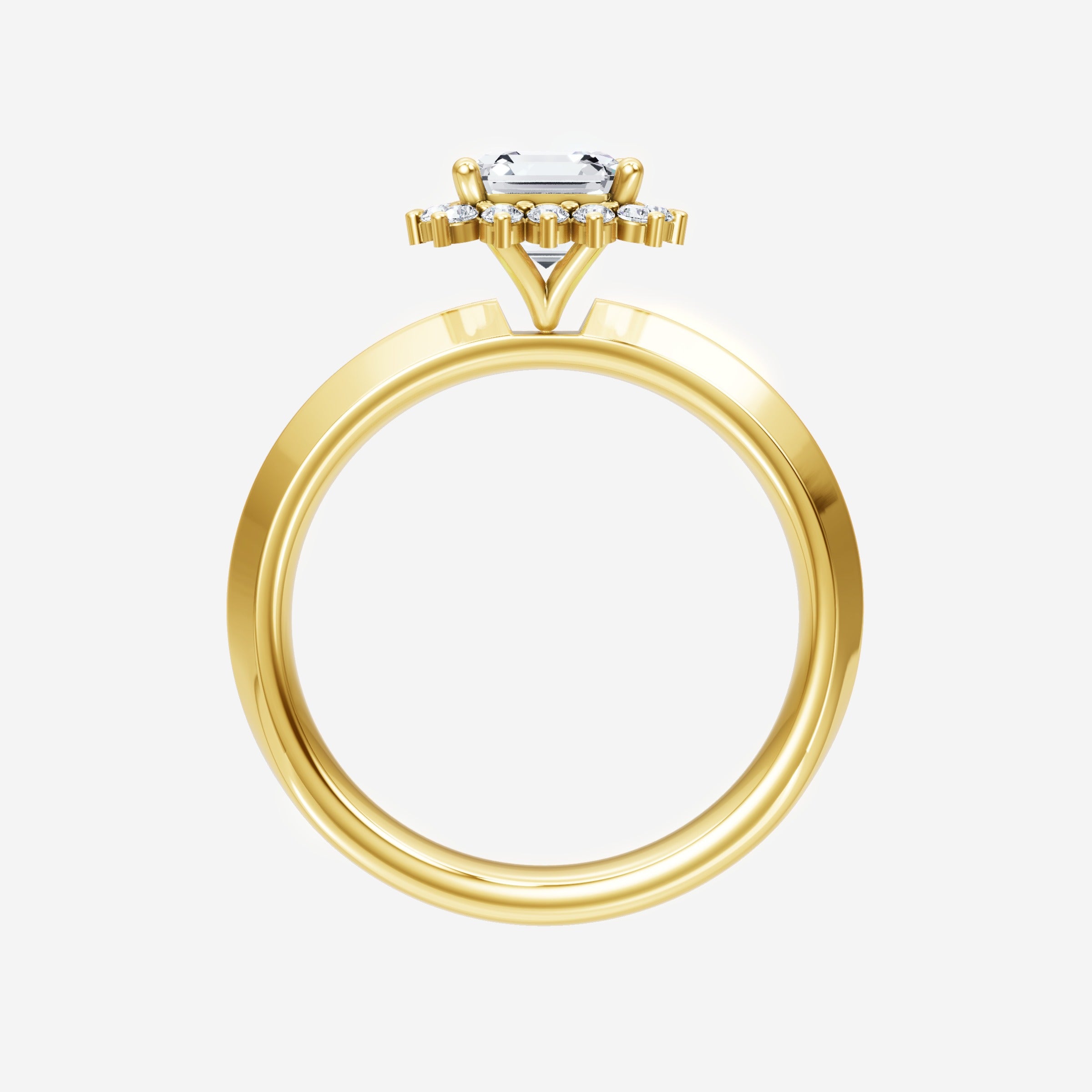 Asscher Artisan Ring