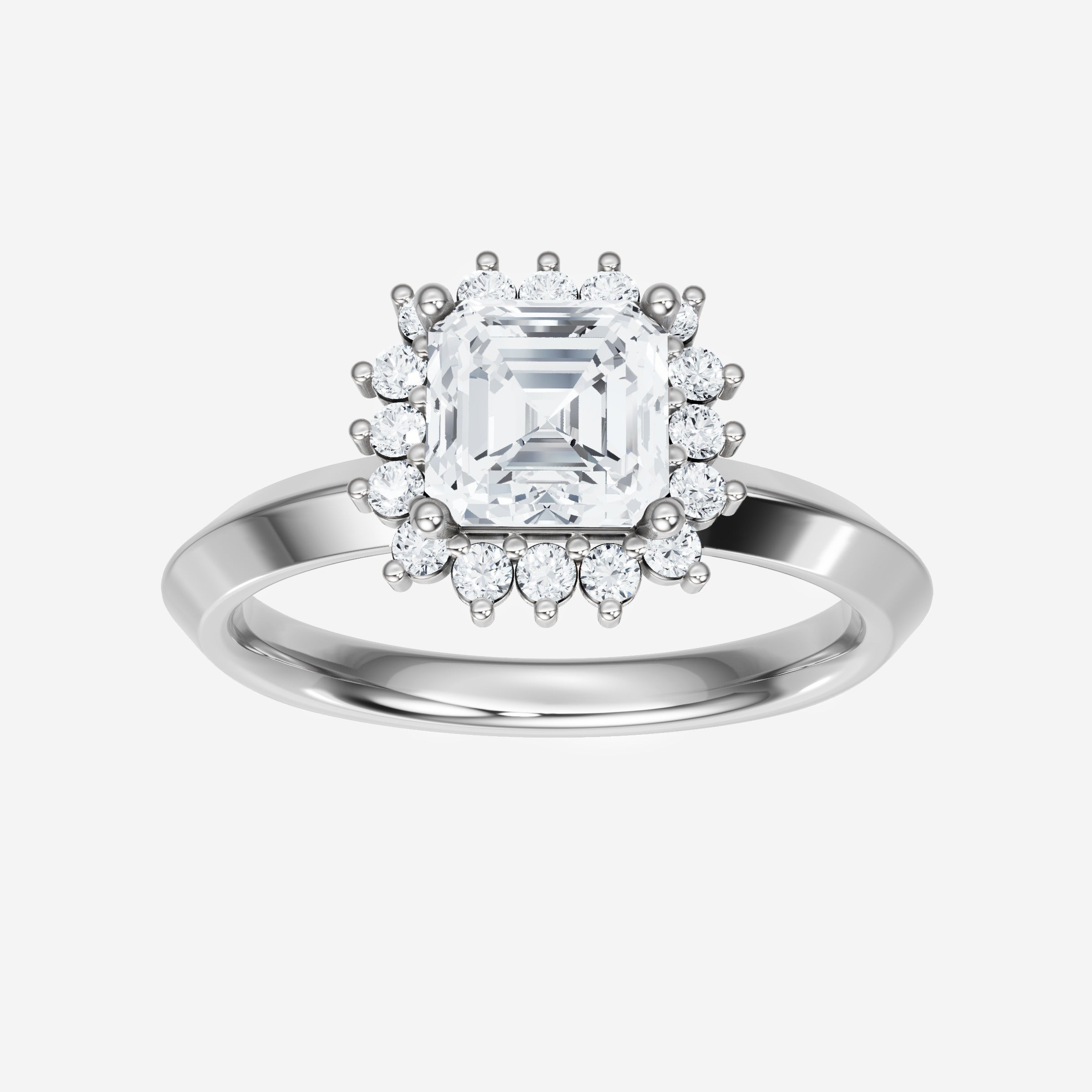 Asscher Artisan Ring