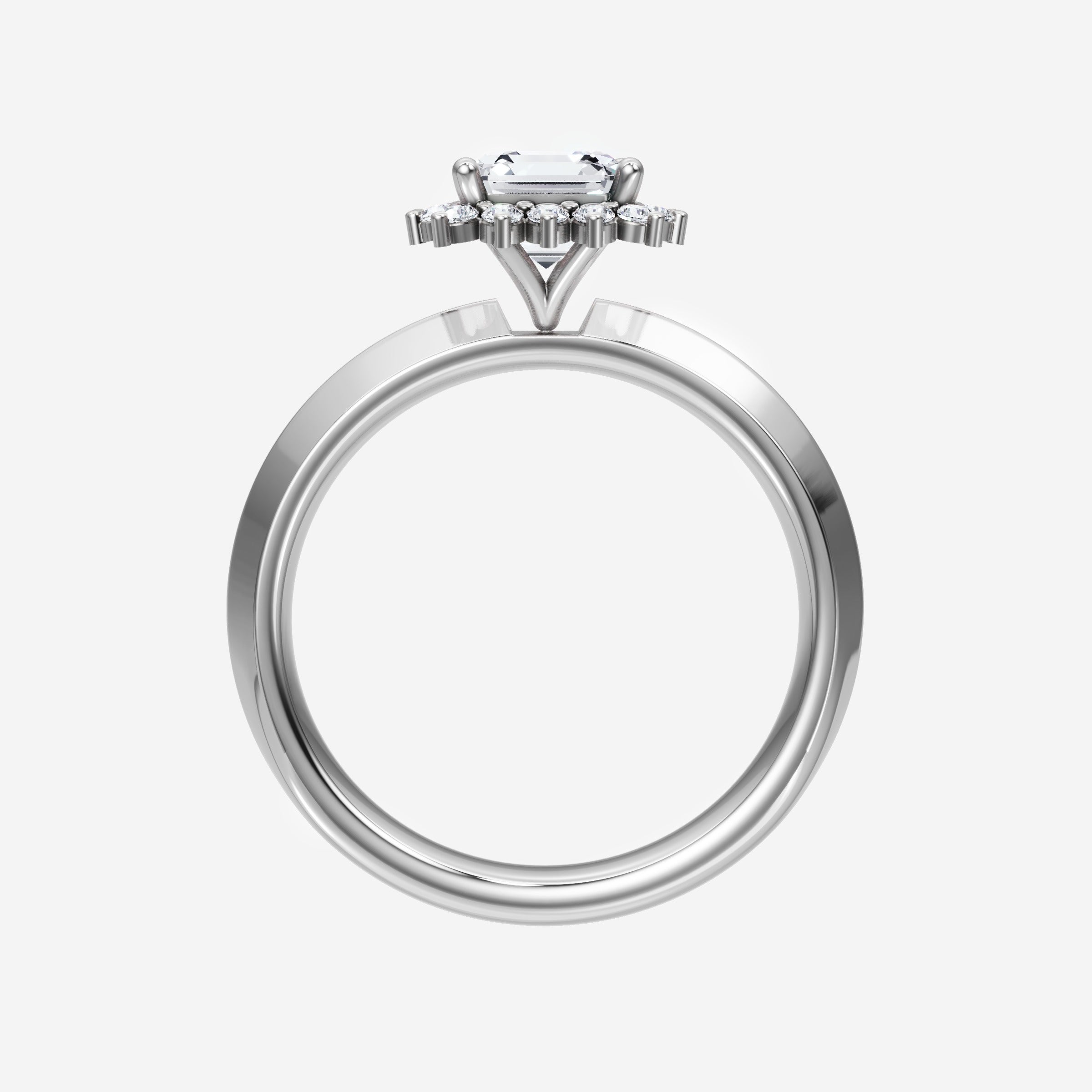 Asscher Artisan Ring