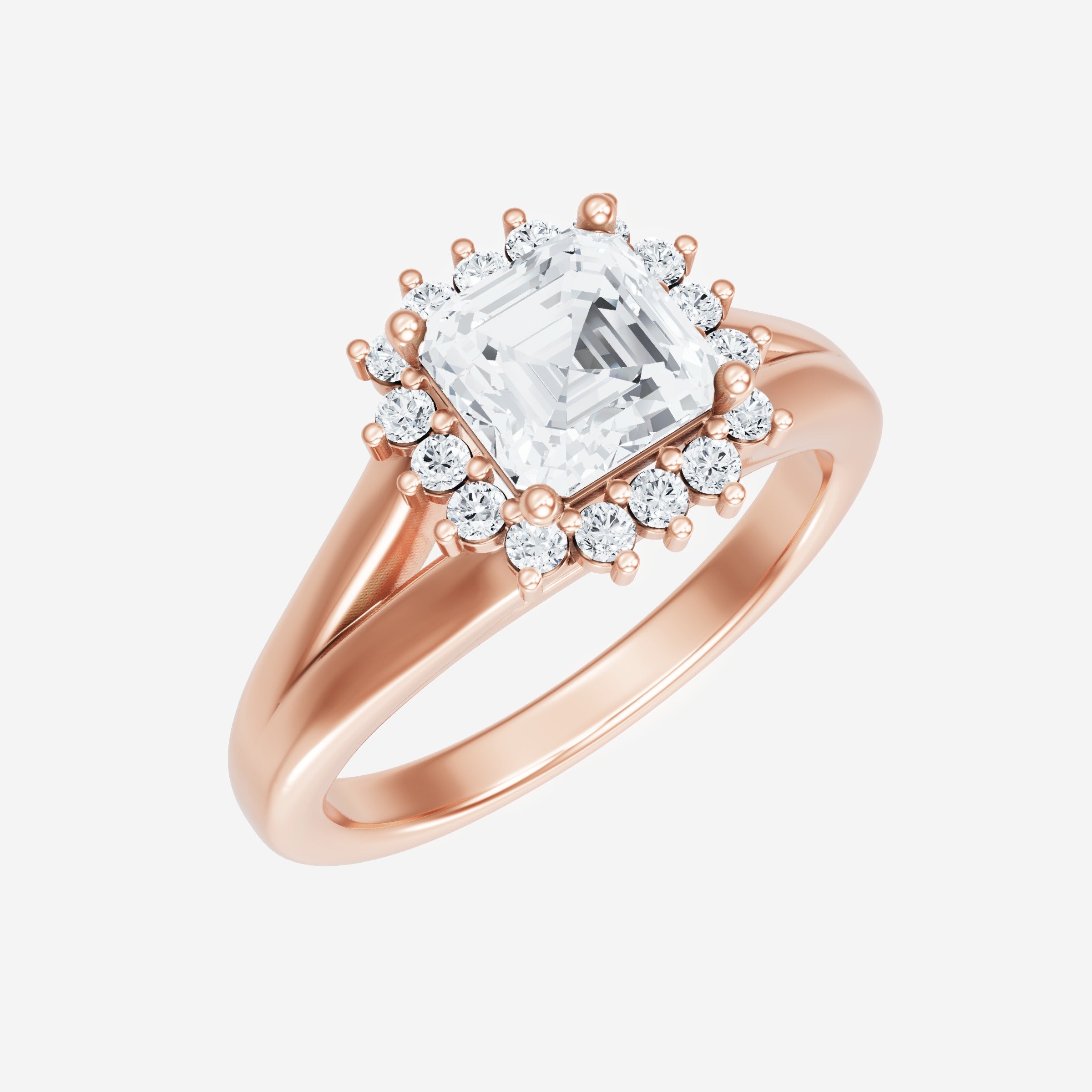 Asscher Shining Destiny Ring