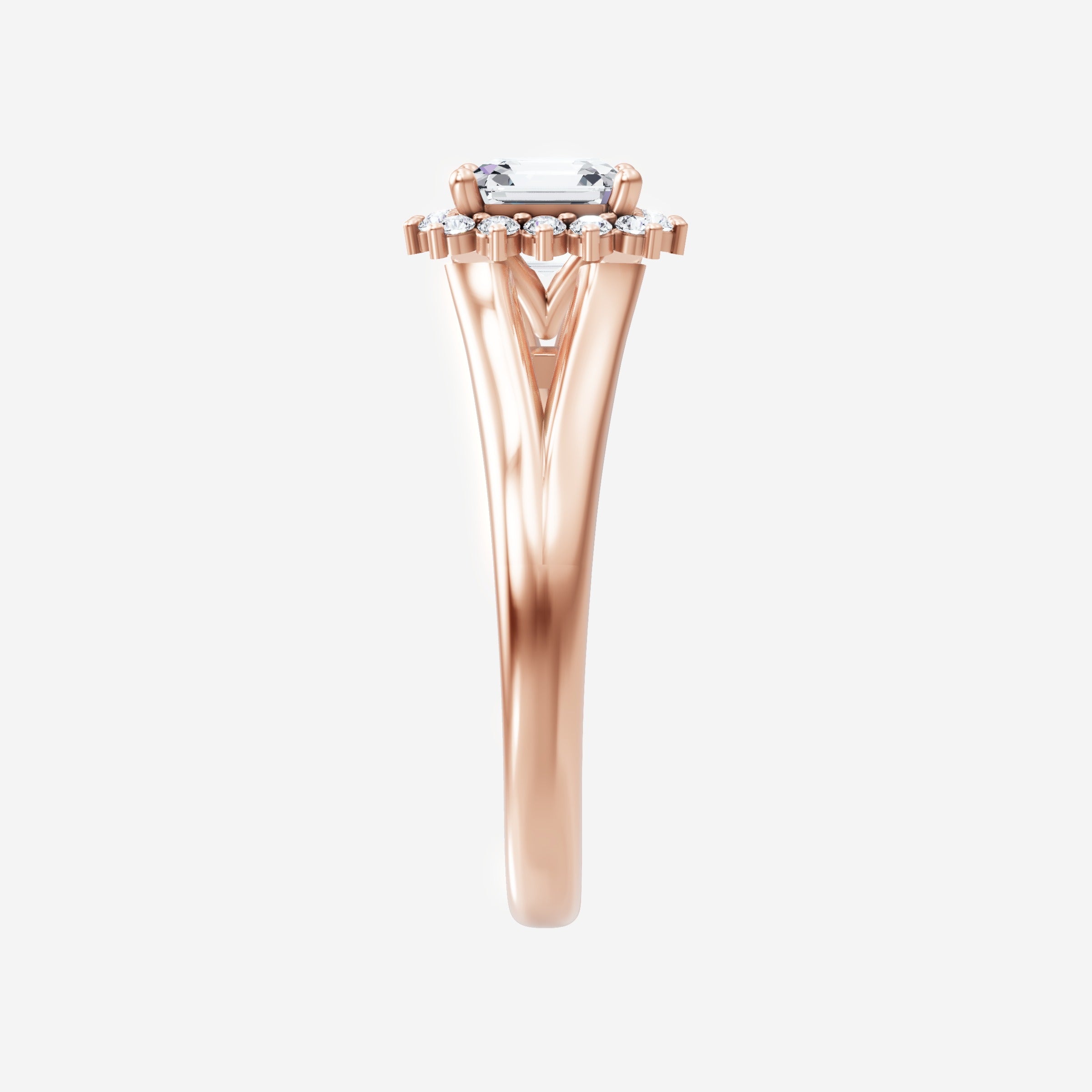 Asscher Shining Destiny Ring
