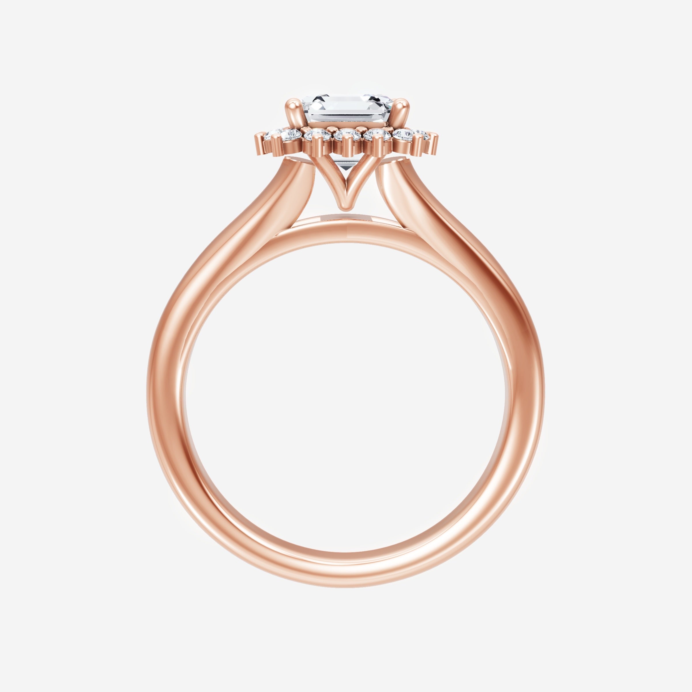 Asscher Shining Destiny Ring