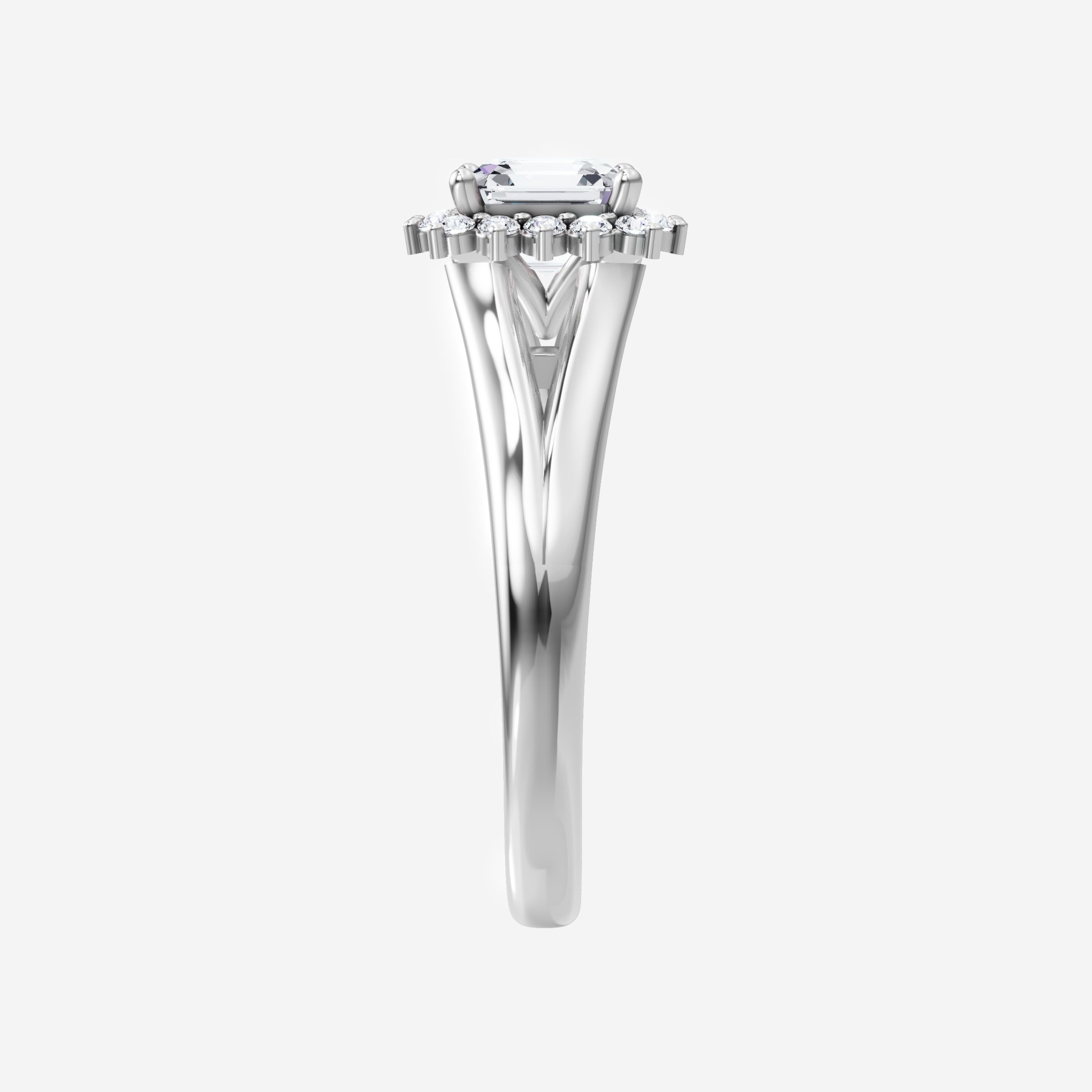 Asscher Shining Destiny Ring