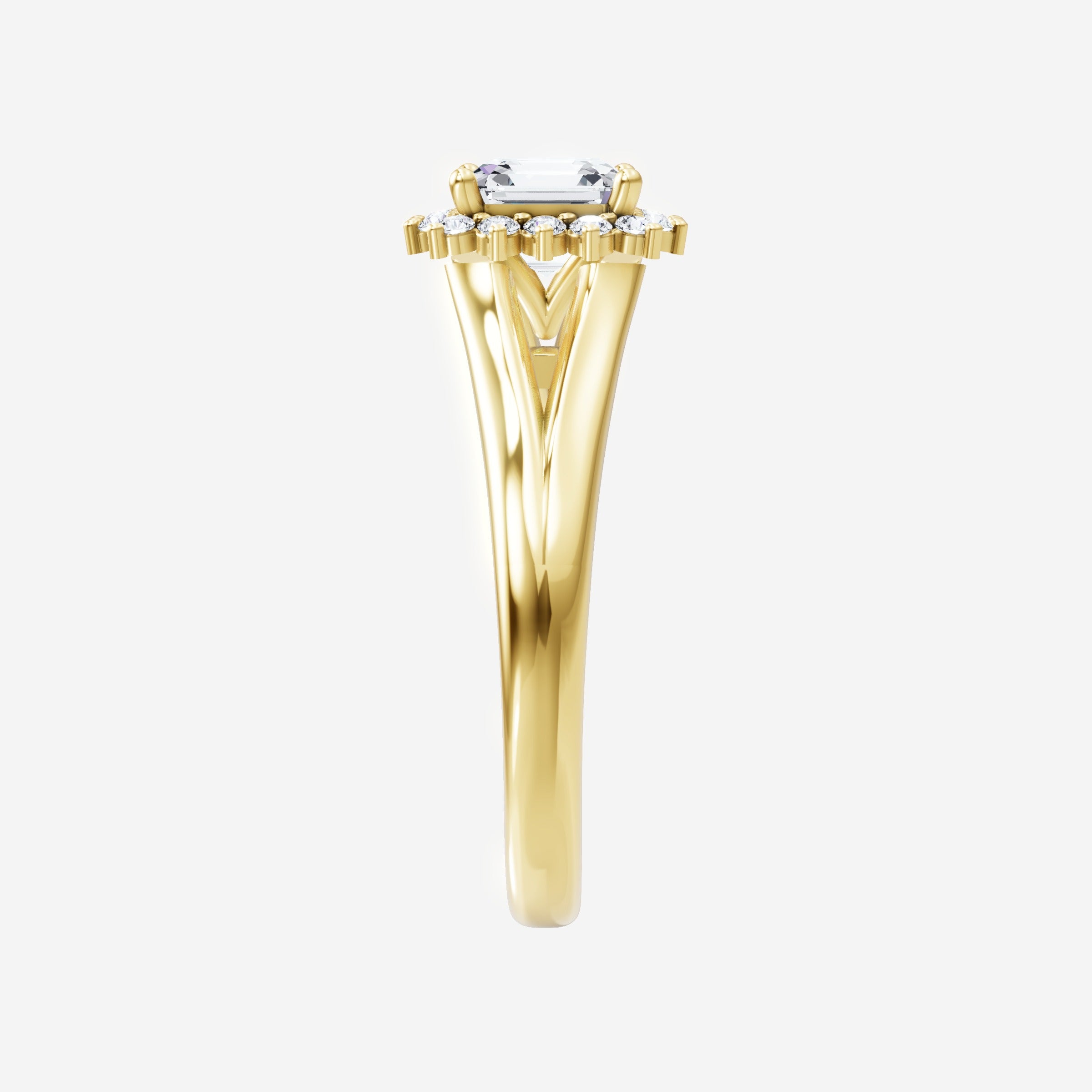 Asscher Shining Destiny Ring