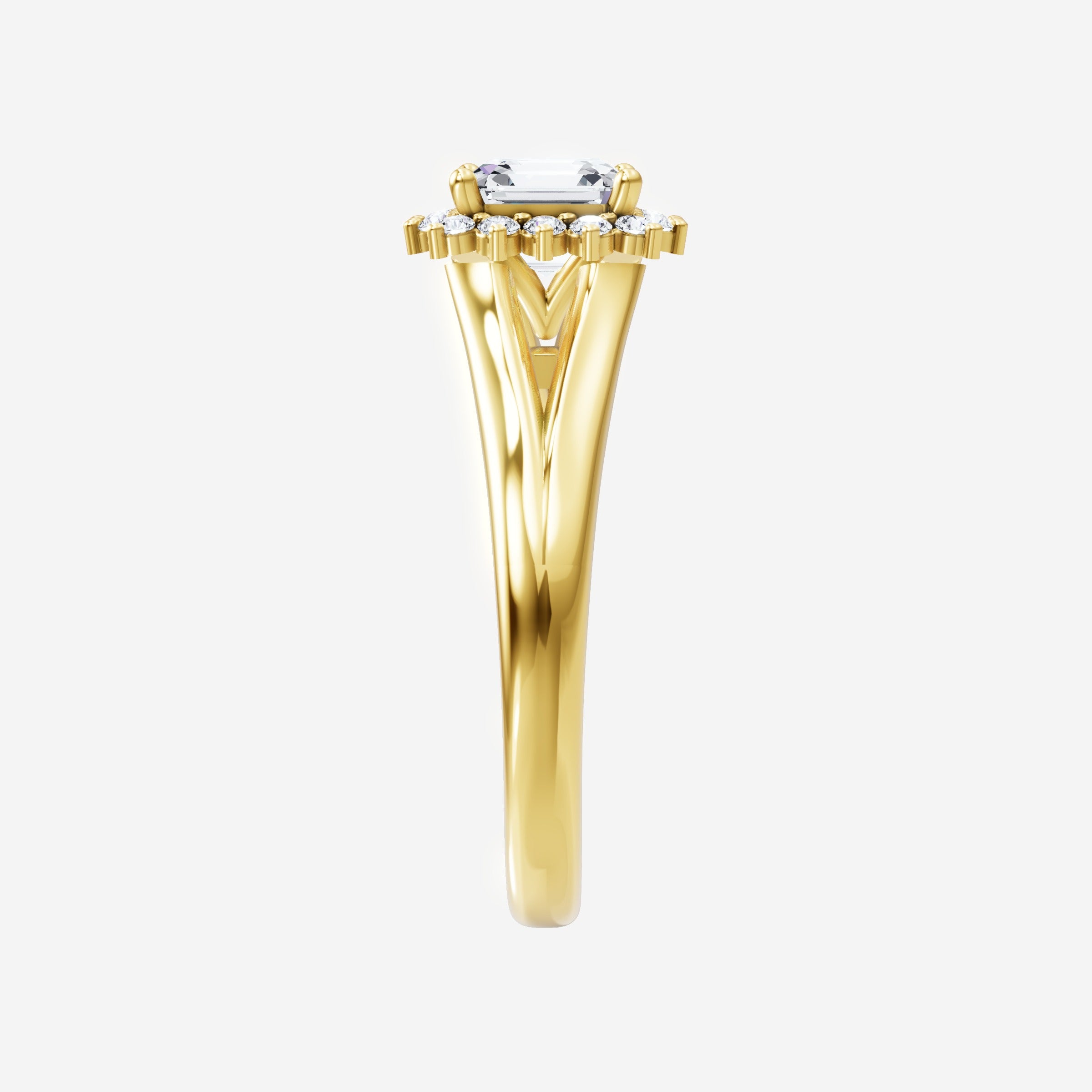 Asscher Shining Destiny Ring