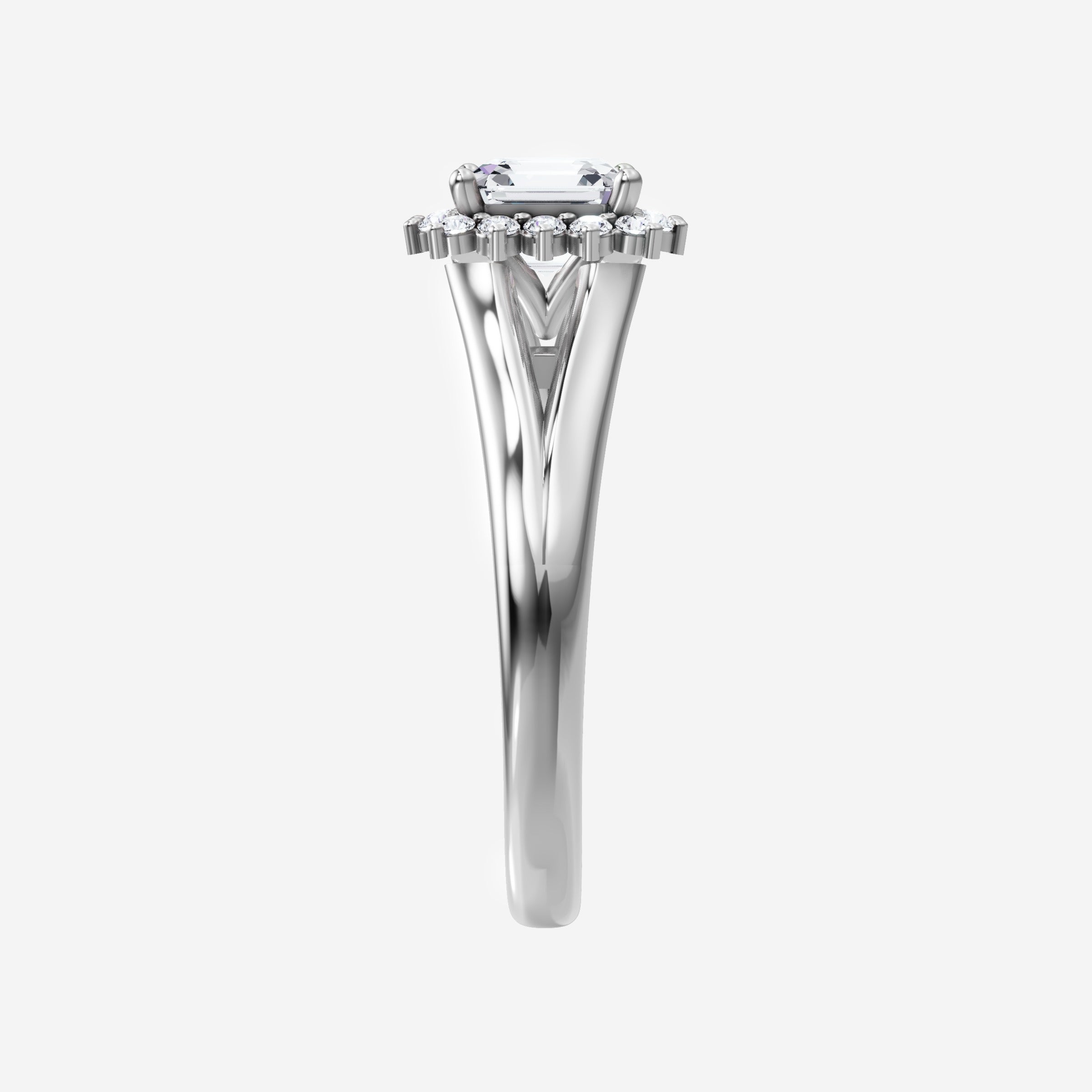Asscher Shining Destiny Ring