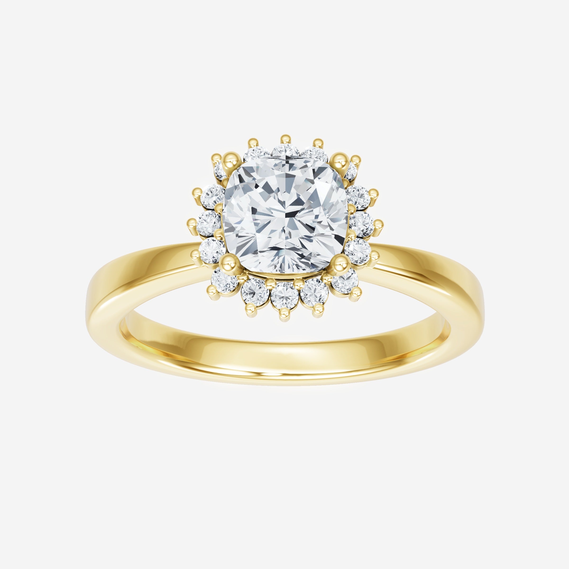 Cushion Shining Destiny Ring