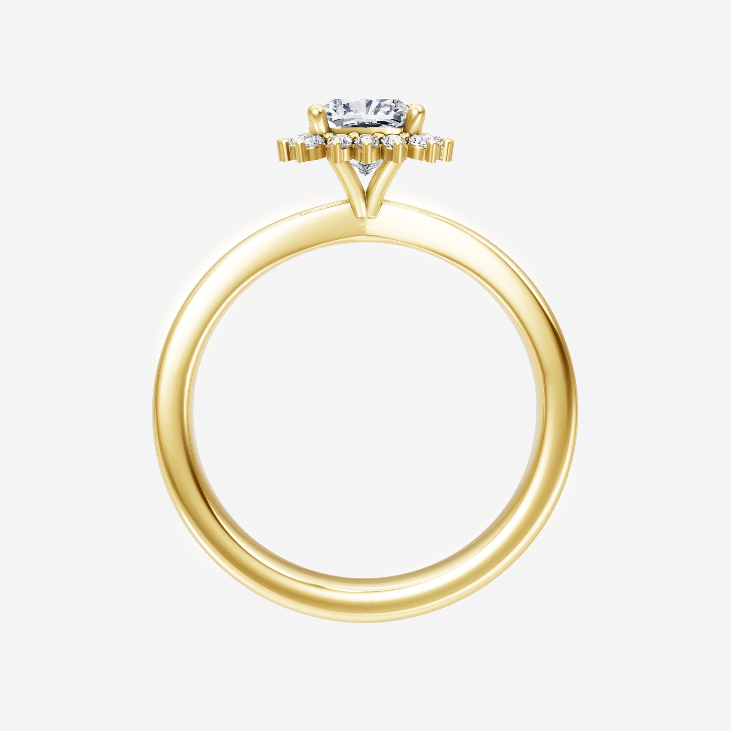 Cushion Shining Destiny Ring