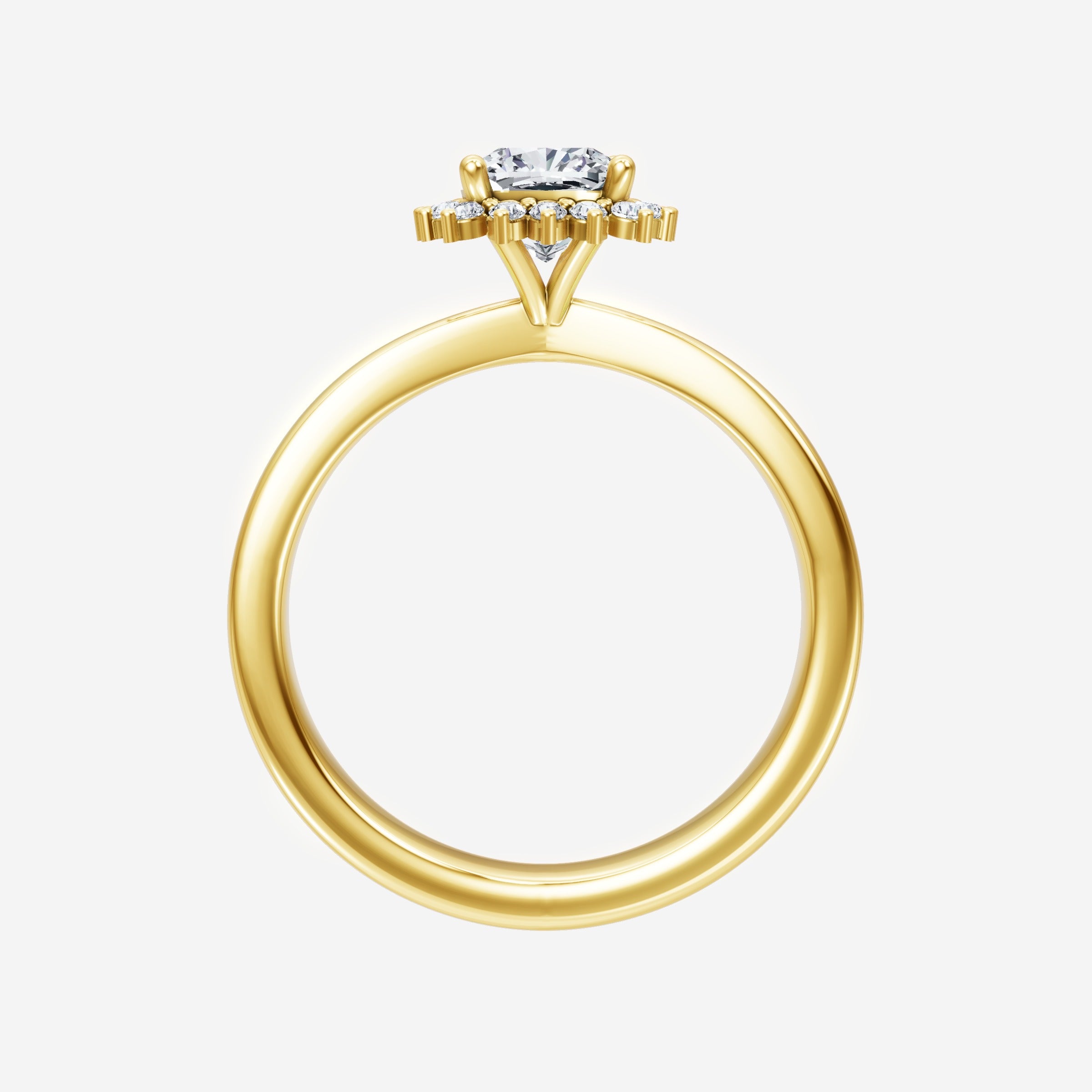 Cushion Shining Destiny Ring
