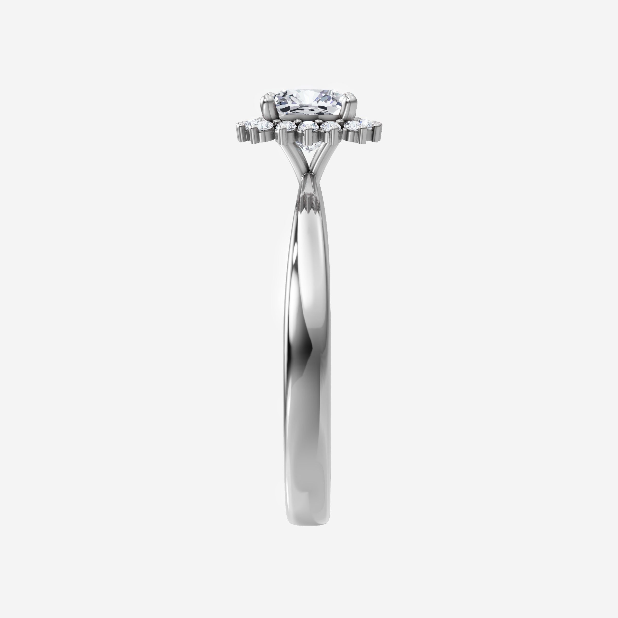 Cushion Shining Destiny Ring