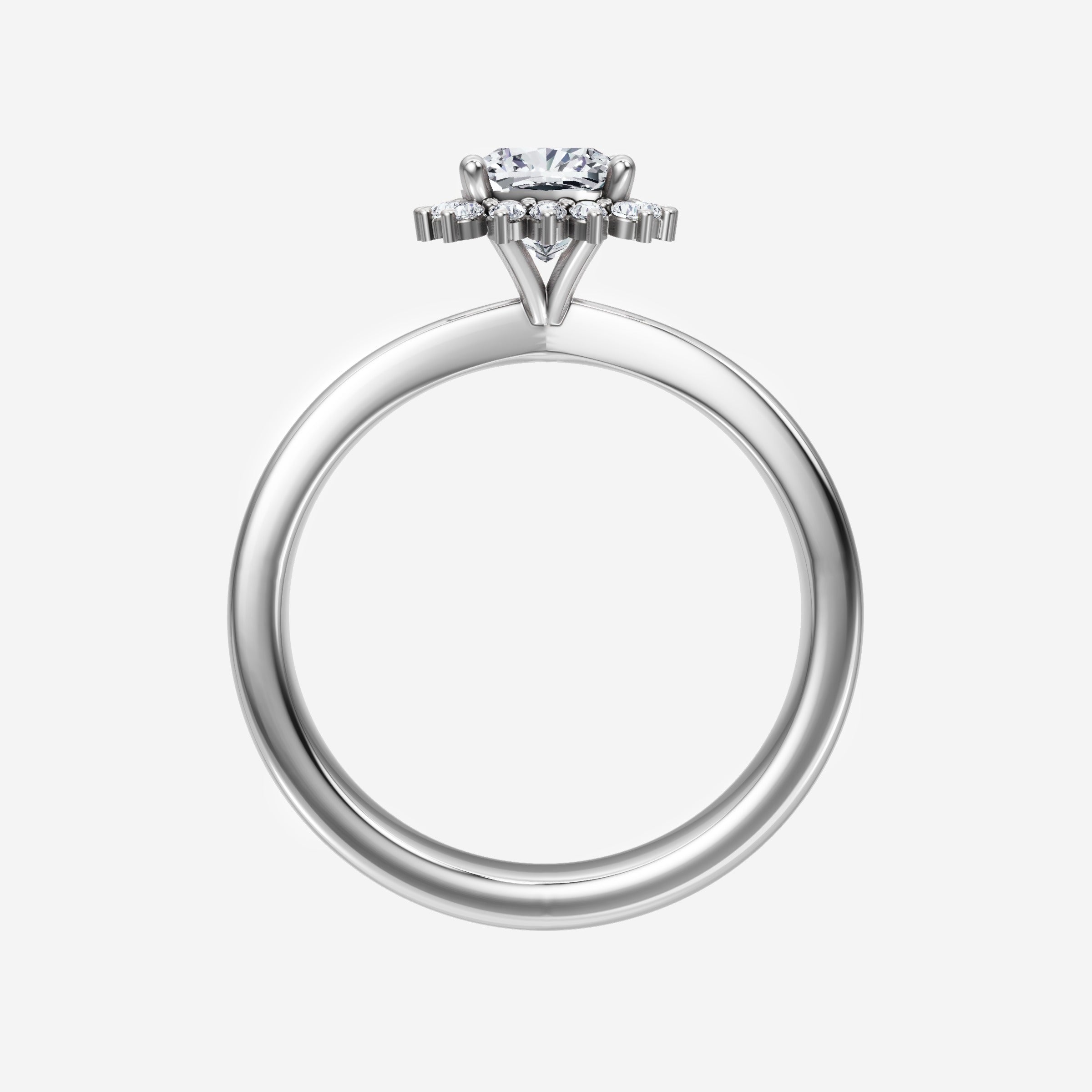 Cushion Shining Destiny Ring