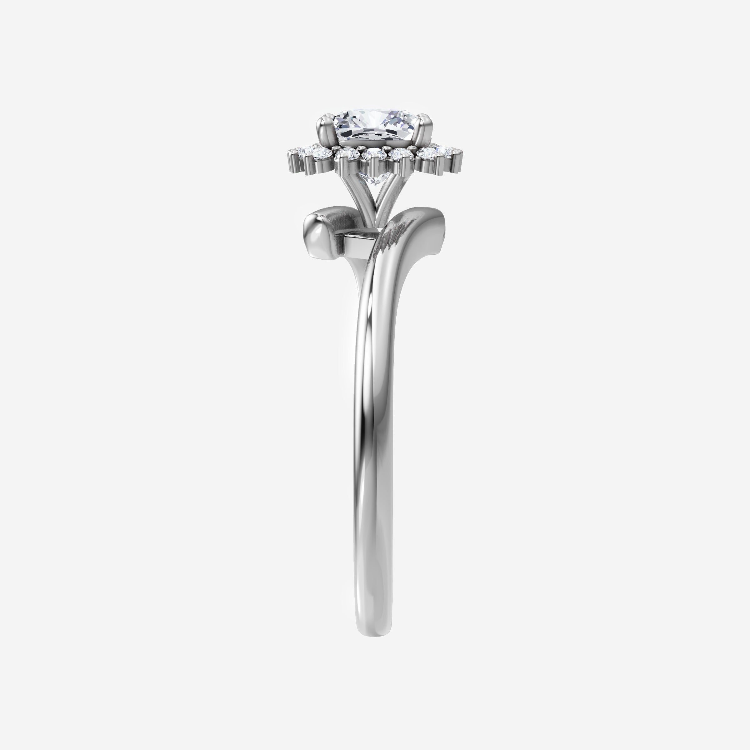 Cushion Shining Destiny Ring