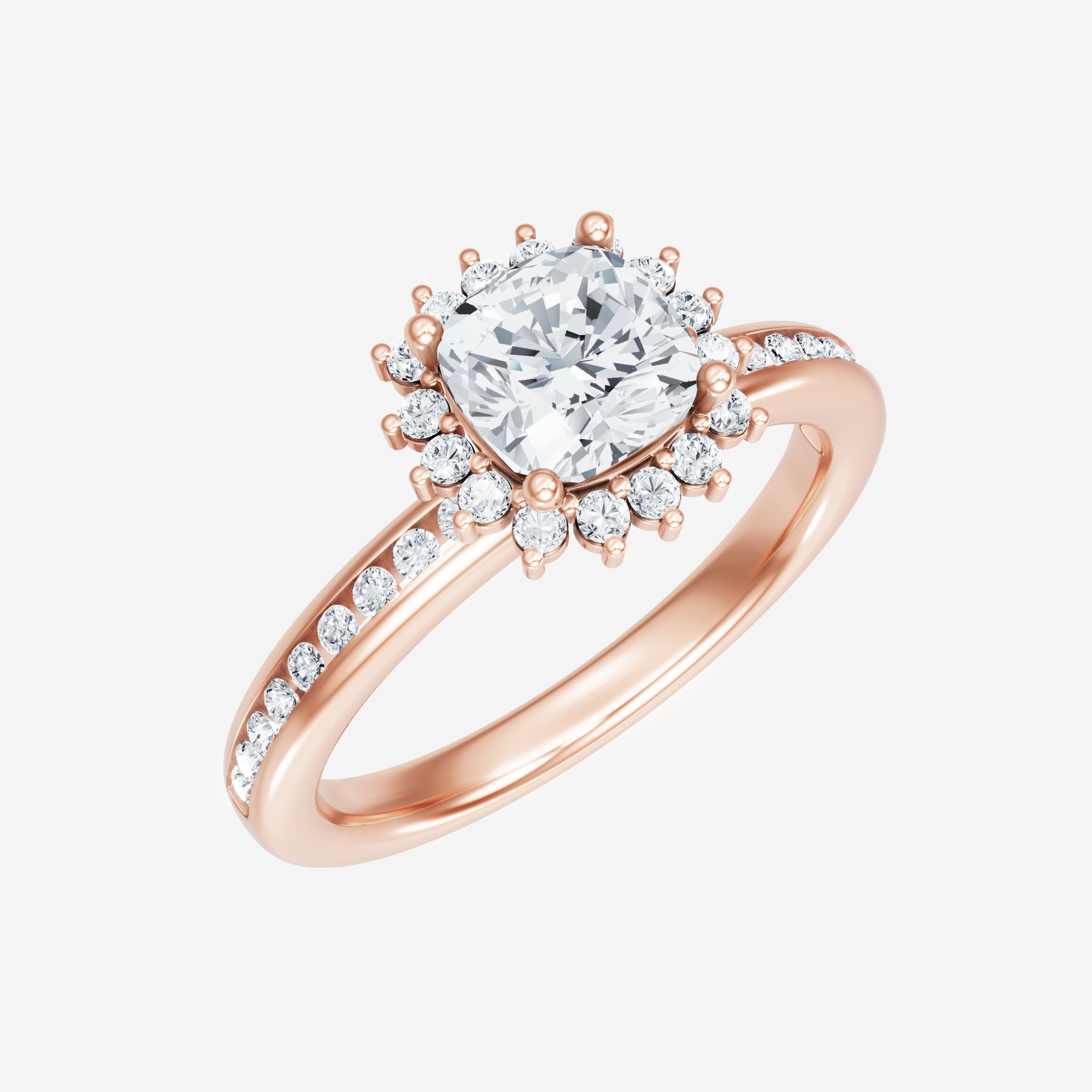 Cushion Shining Destiny Ring