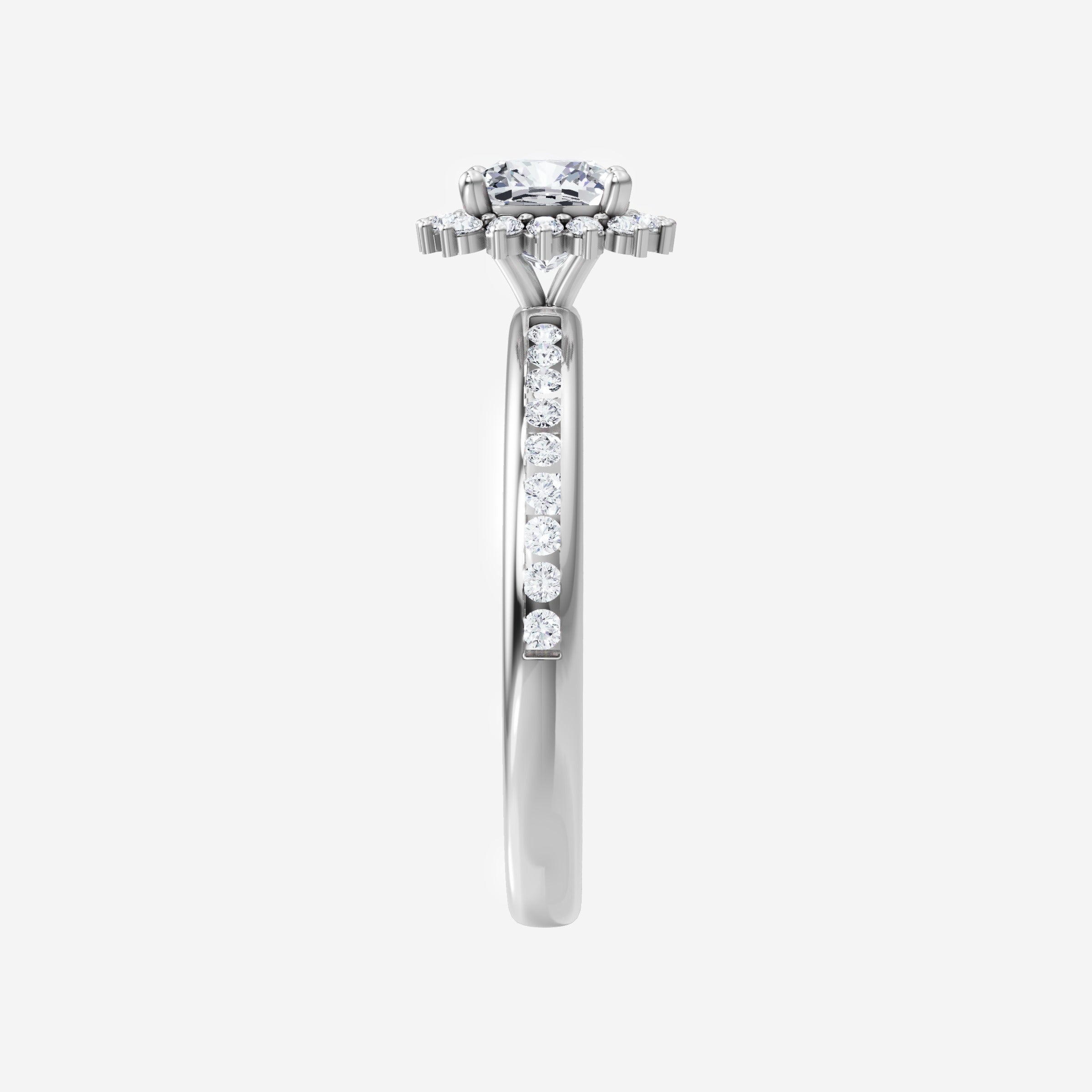 Cushion Shining Destiny Ring