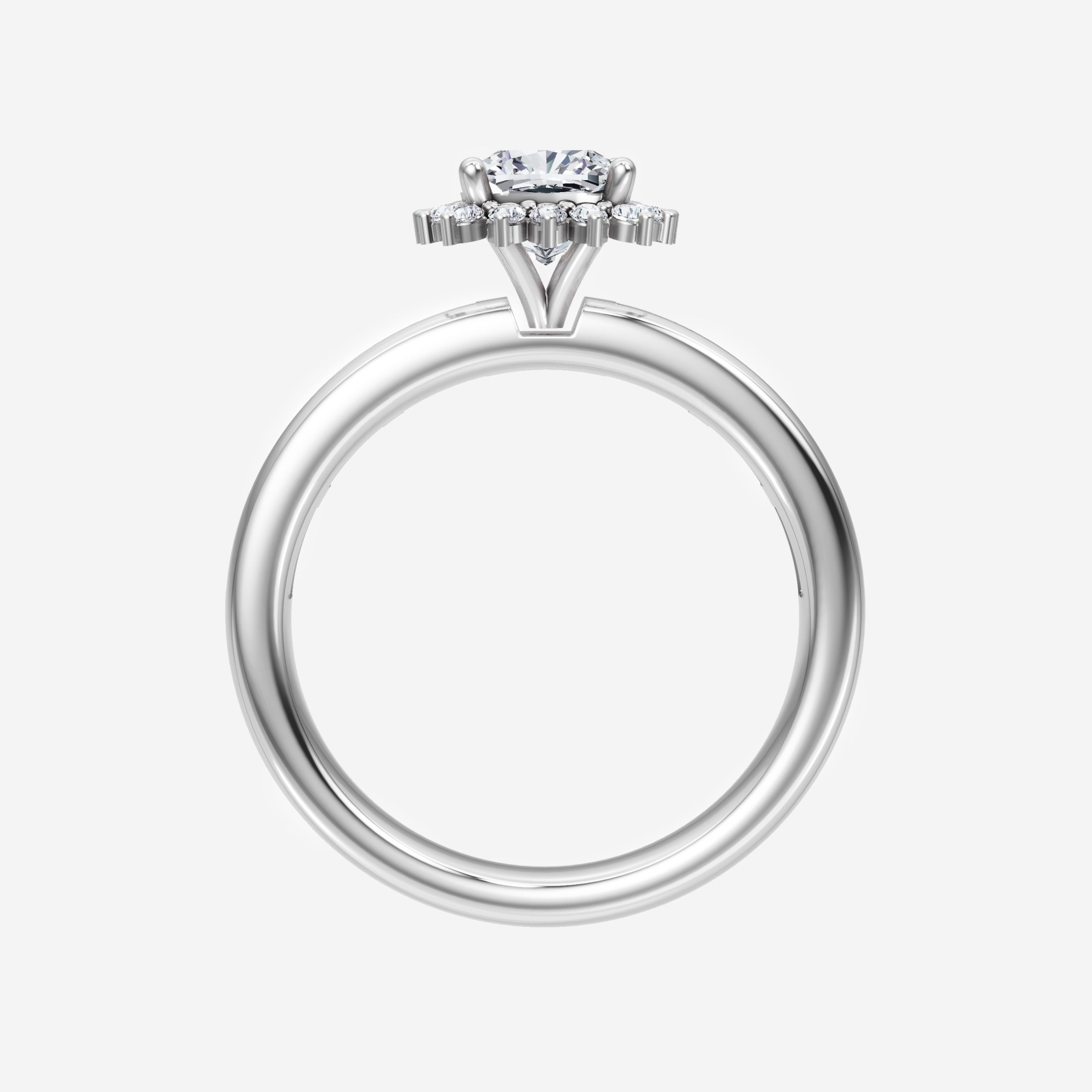 Cushion Shining Destiny Ring