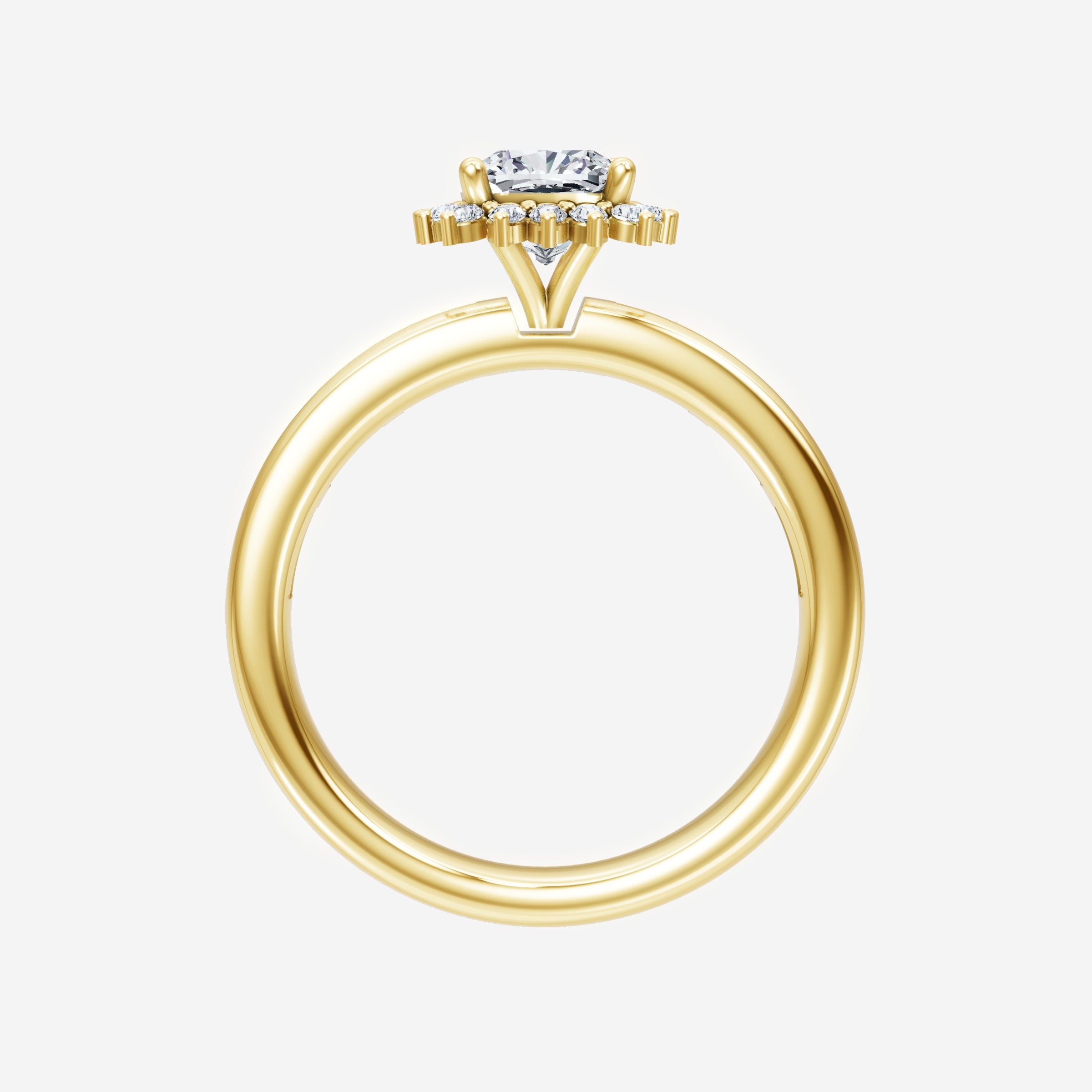 Cushion Shining Destiny Ring