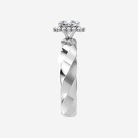 Cushion Bold Diana Halo Ring