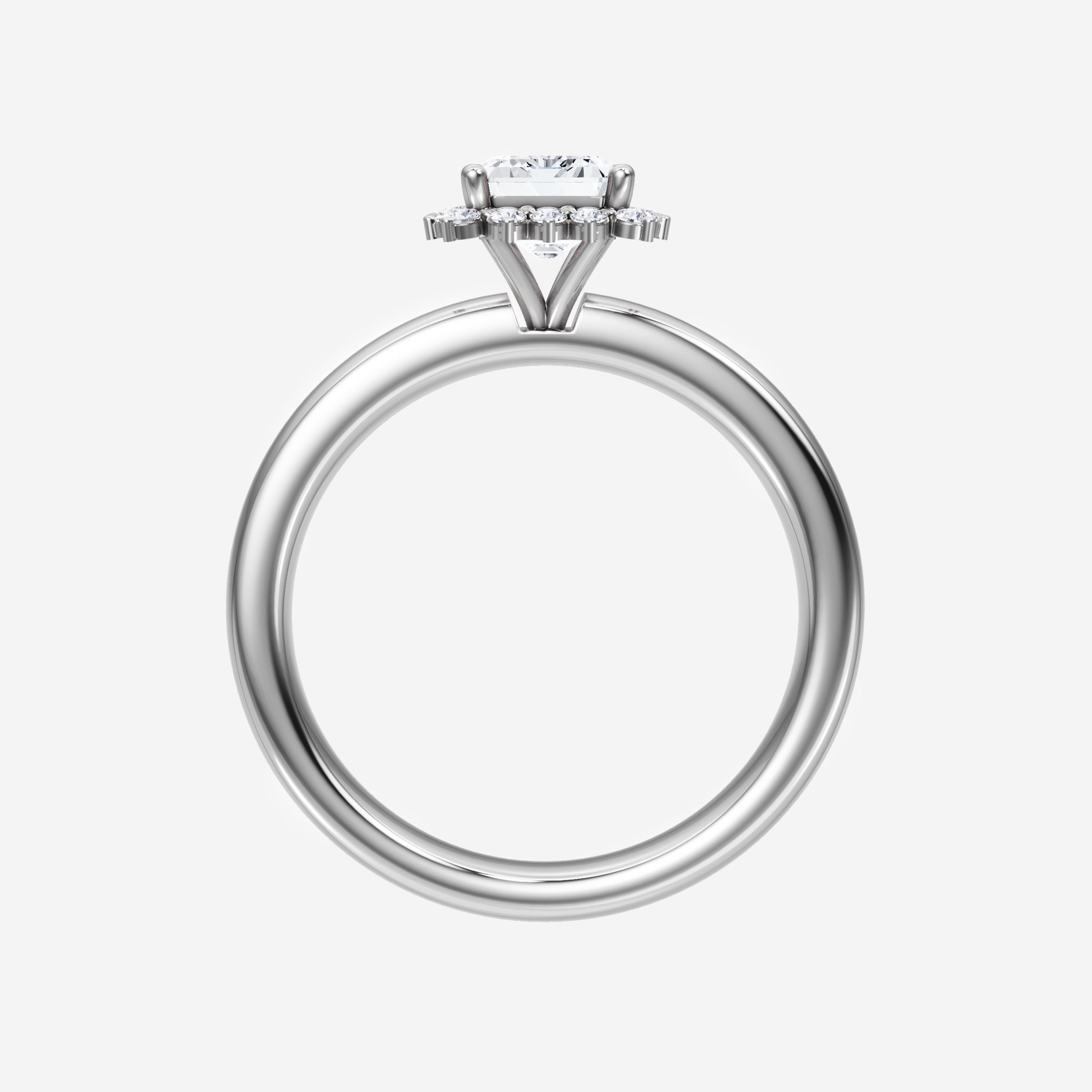 Anillo de esmeralda con destellos crepusculares