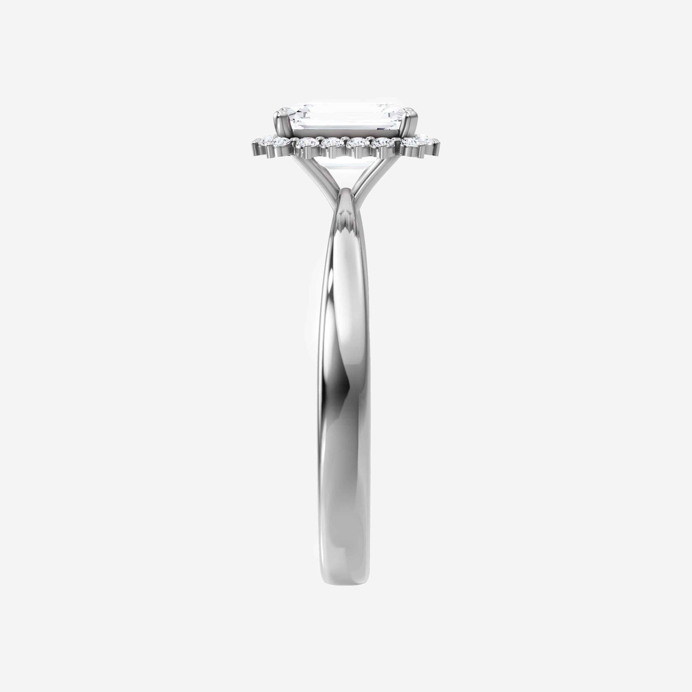 Anillo de esmeralda con destellos crepusculares