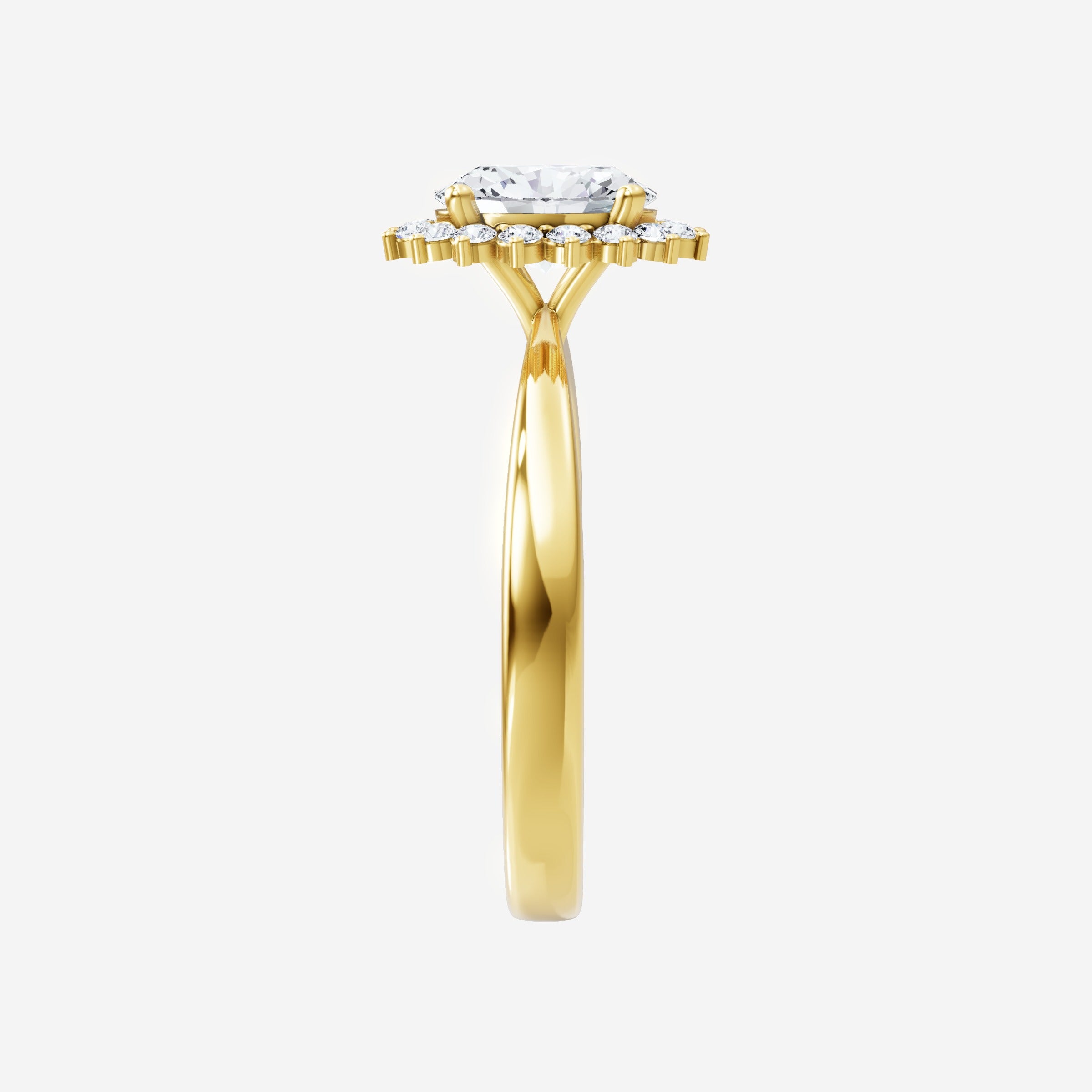 Oval Shining Destiny Ring