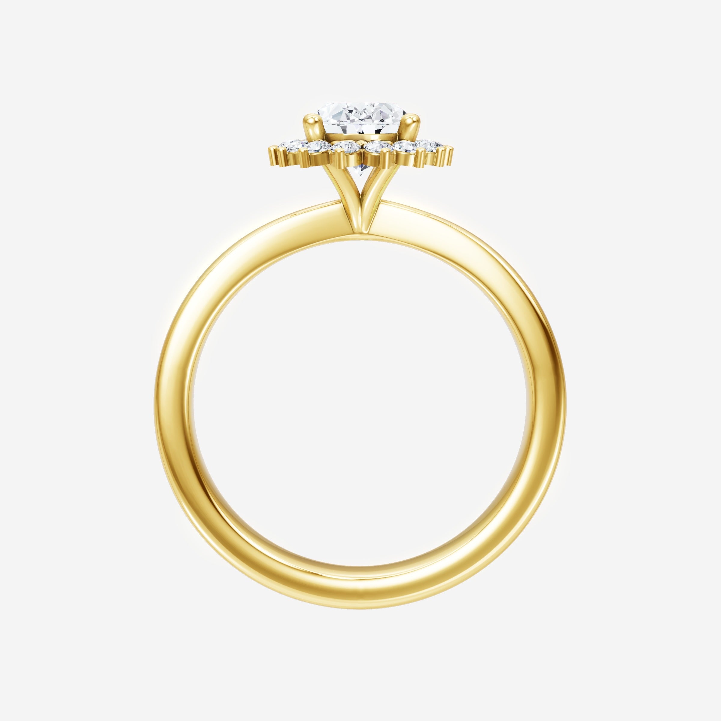 Oval Shining Destiny Ring