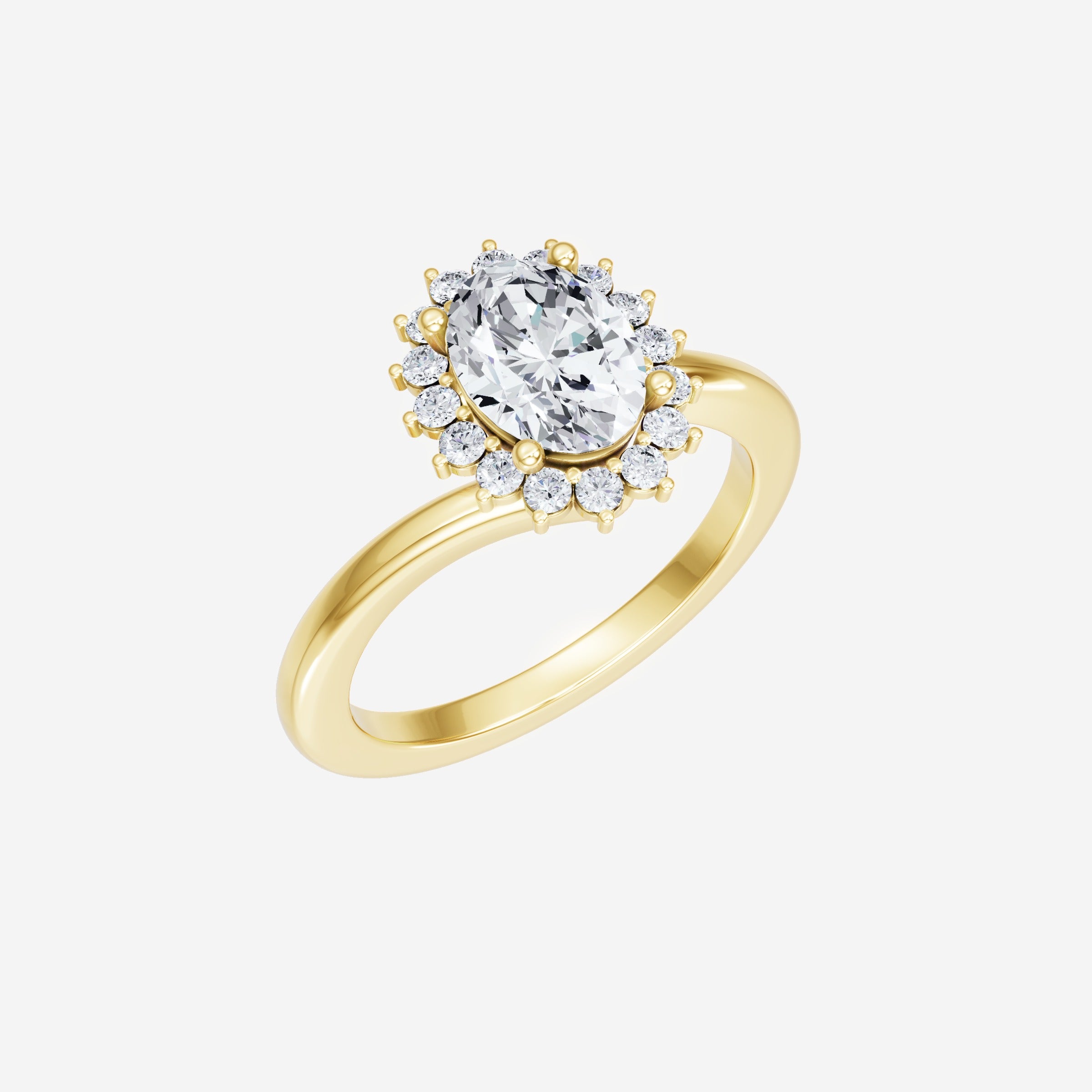 Oval Shining Destiny Ring