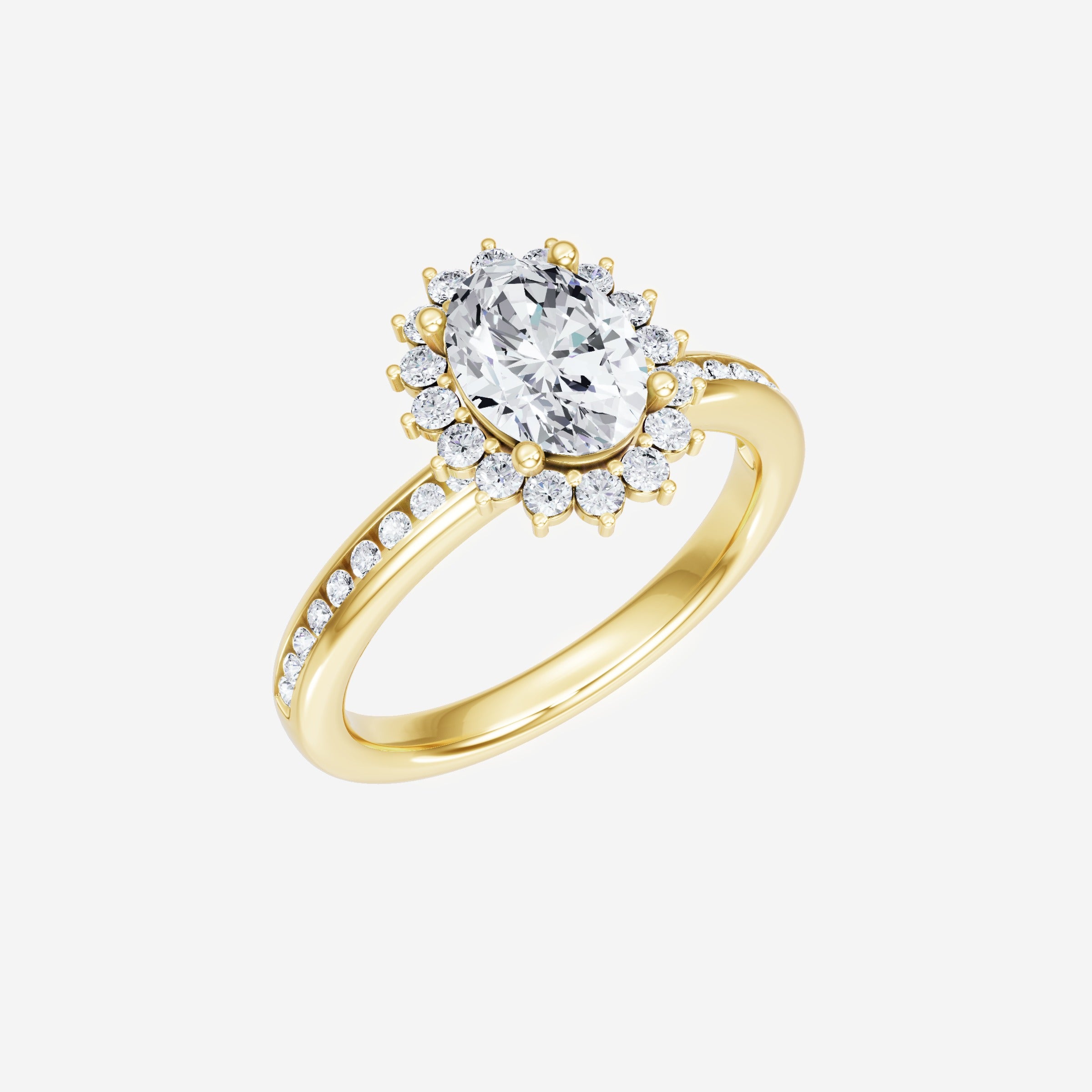 Oval Shining Destiny Ring