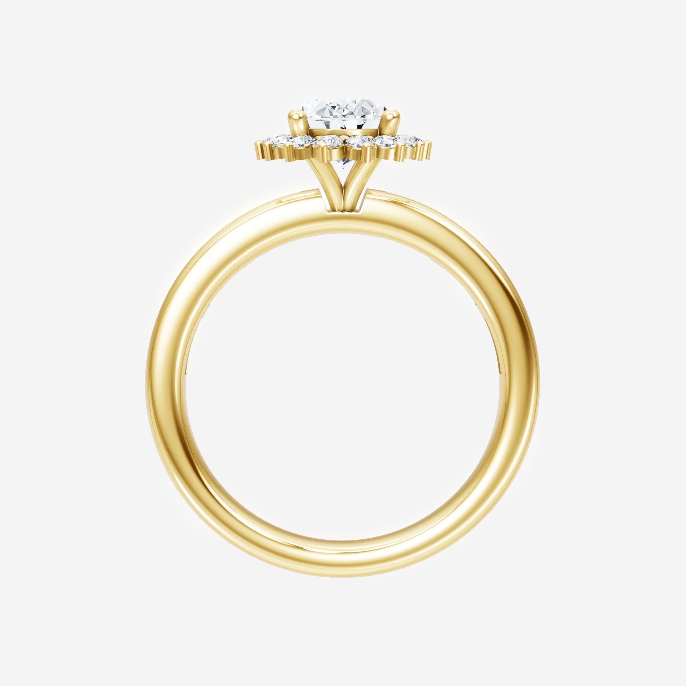 Oval Shining Destiny Ring
