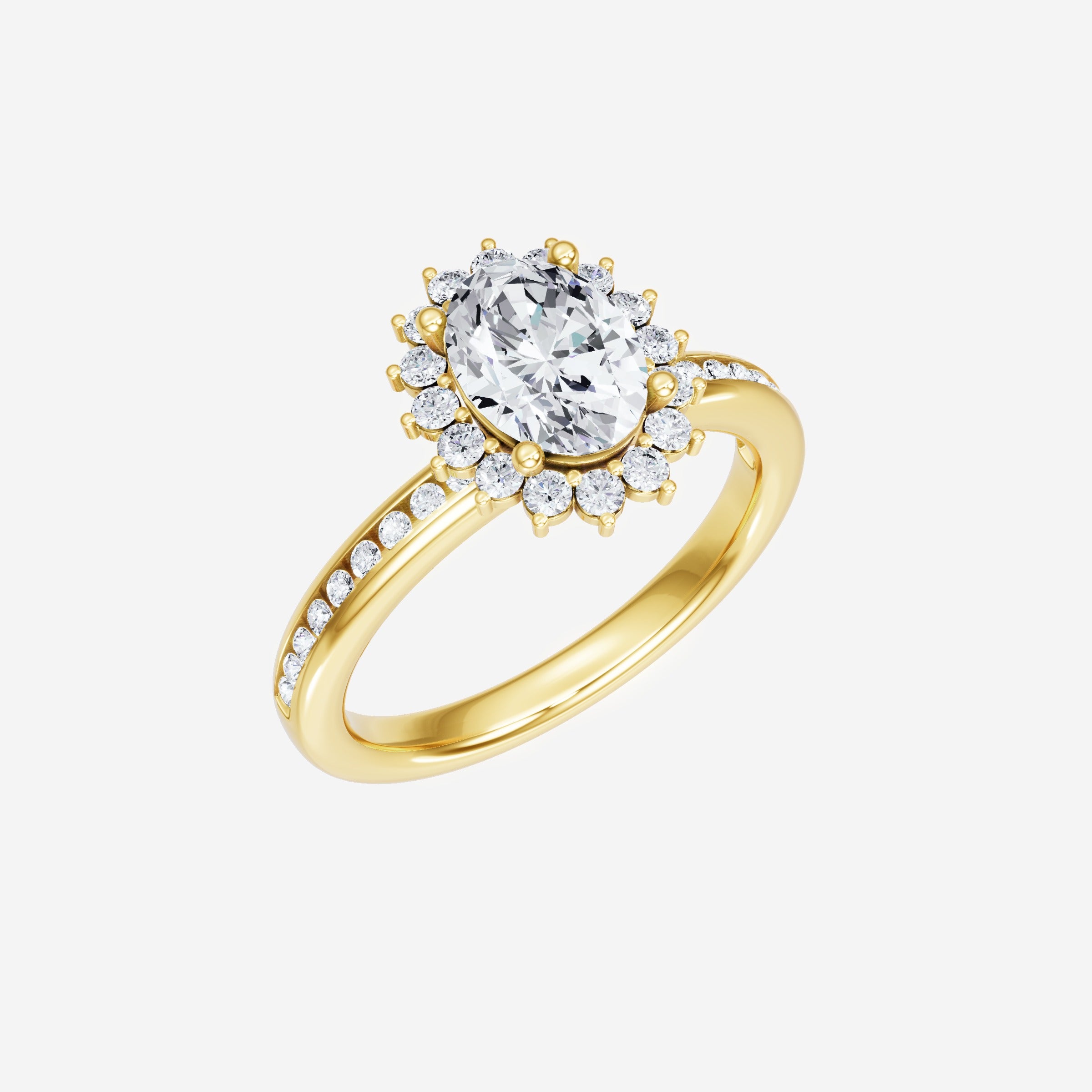 Oval Shining Destiny Ring