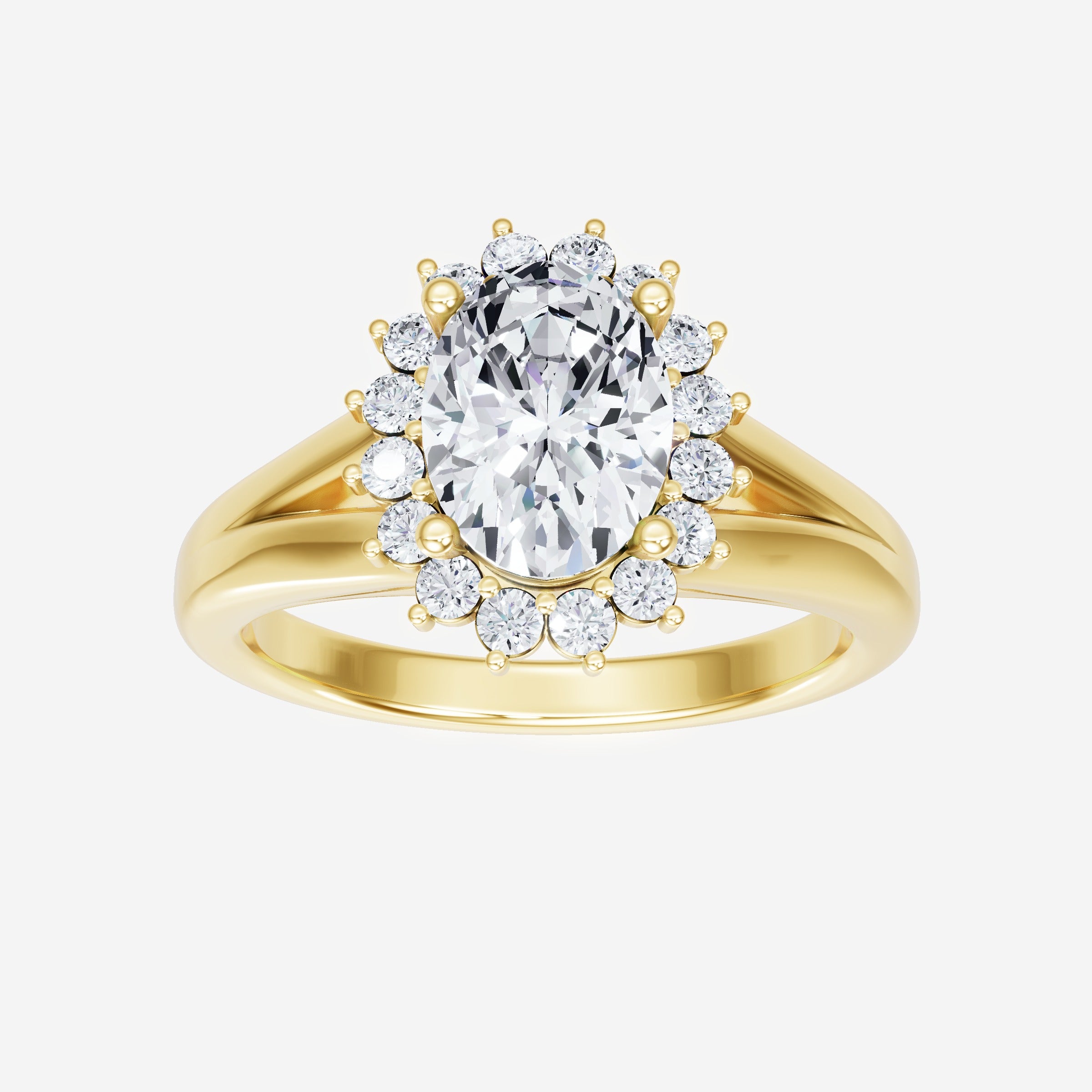 Oval Shining Destiny Ring