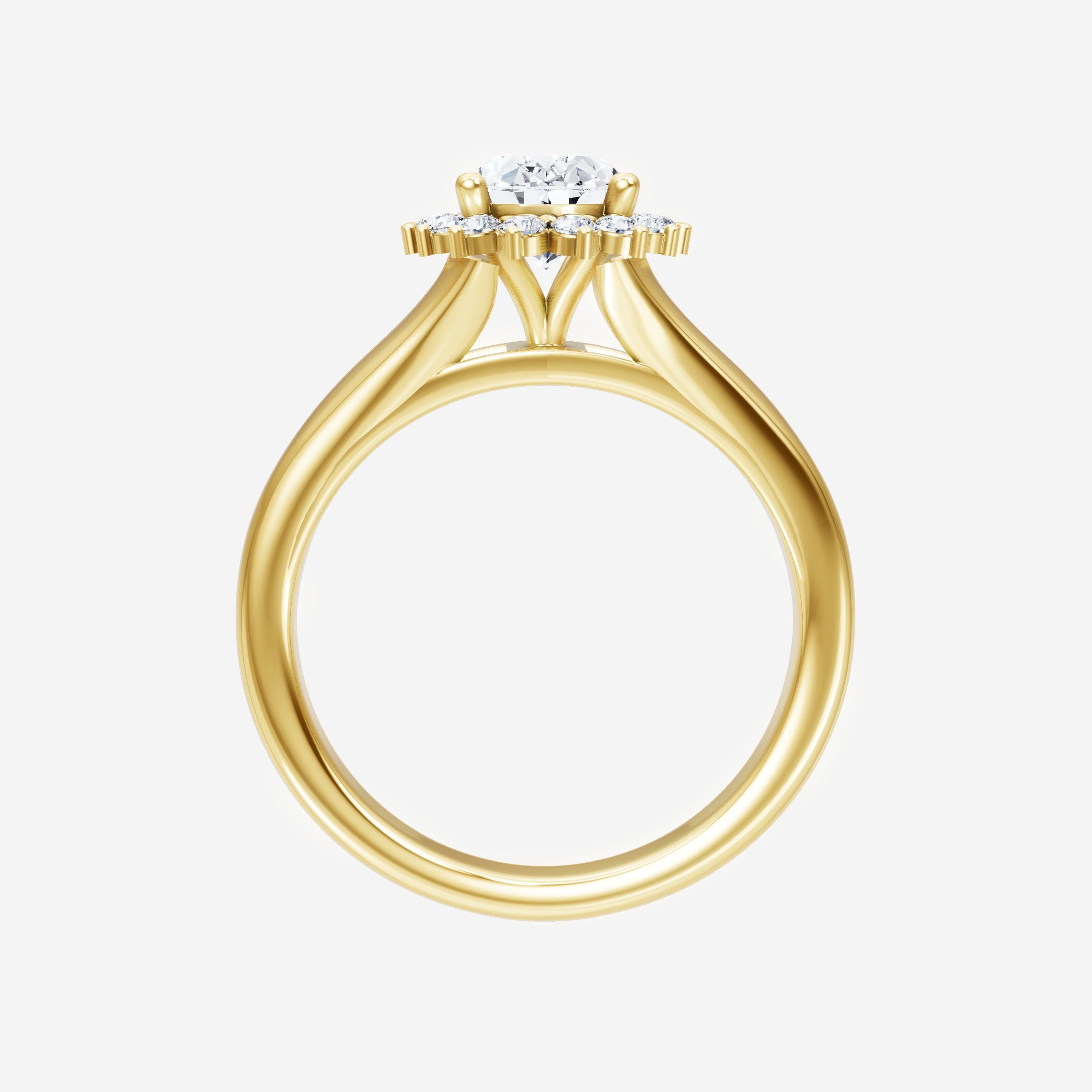 Oval Shining Destiny Ring