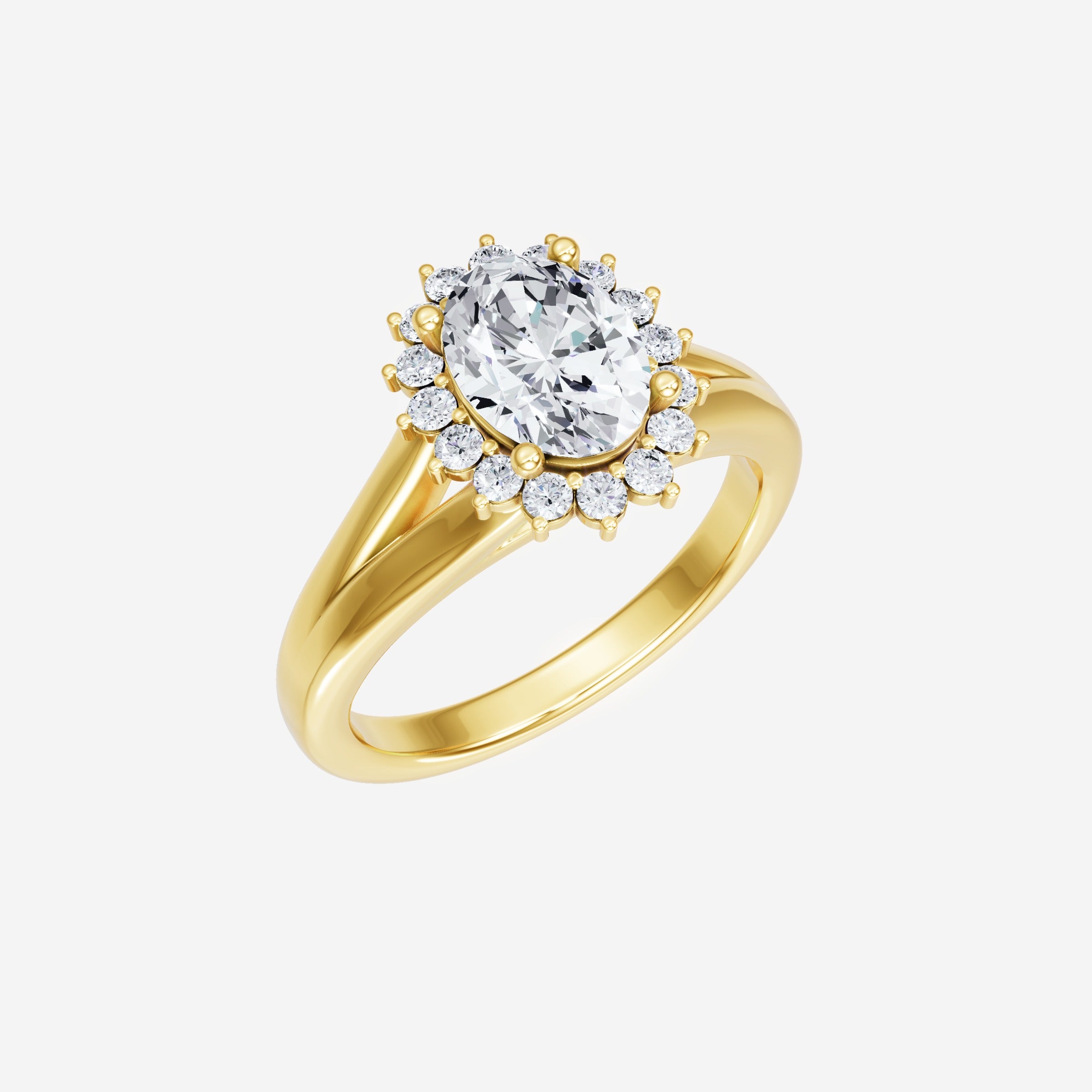 Oval Shining Destiny Ring