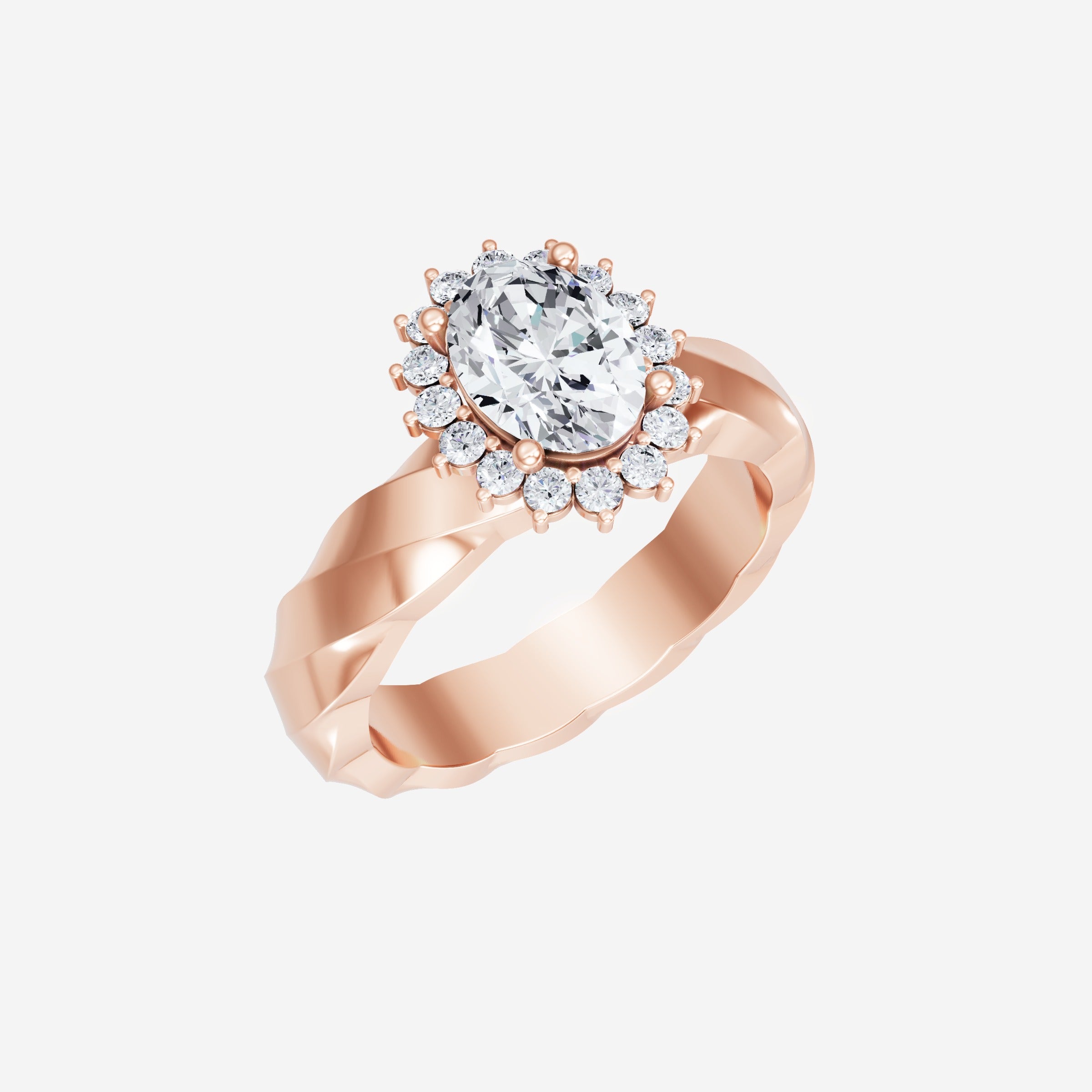 Oval Shining Destiny Ring