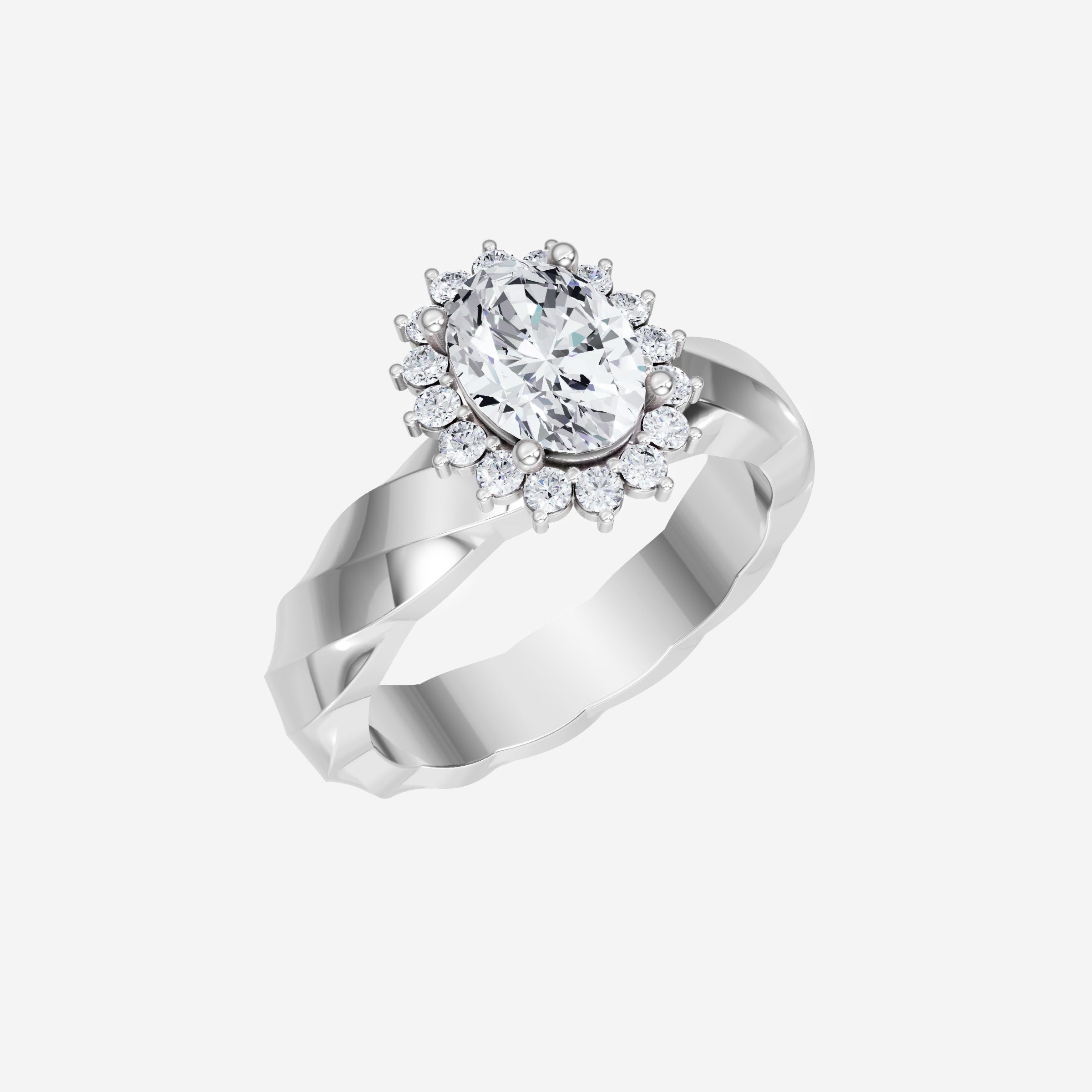 Oval Shining Destiny Ring