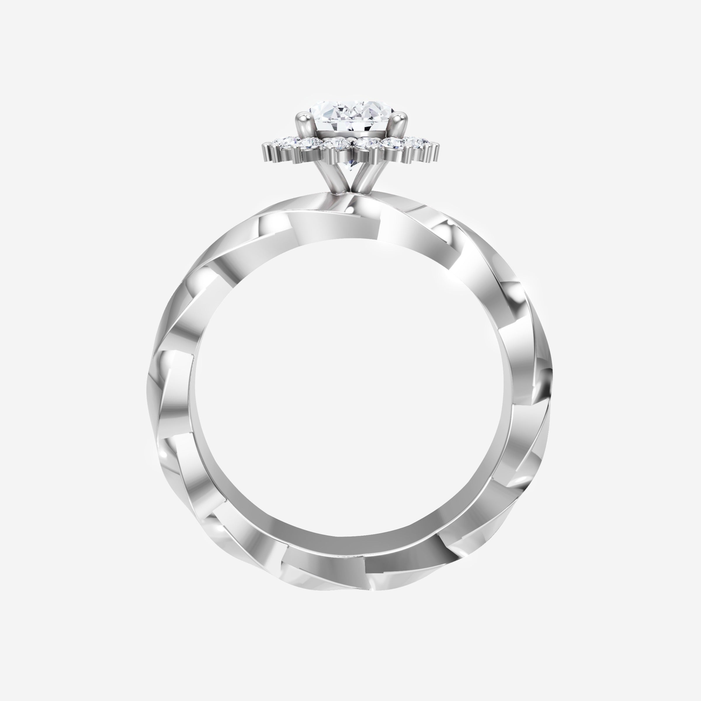 Oval Shining Destiny Ring