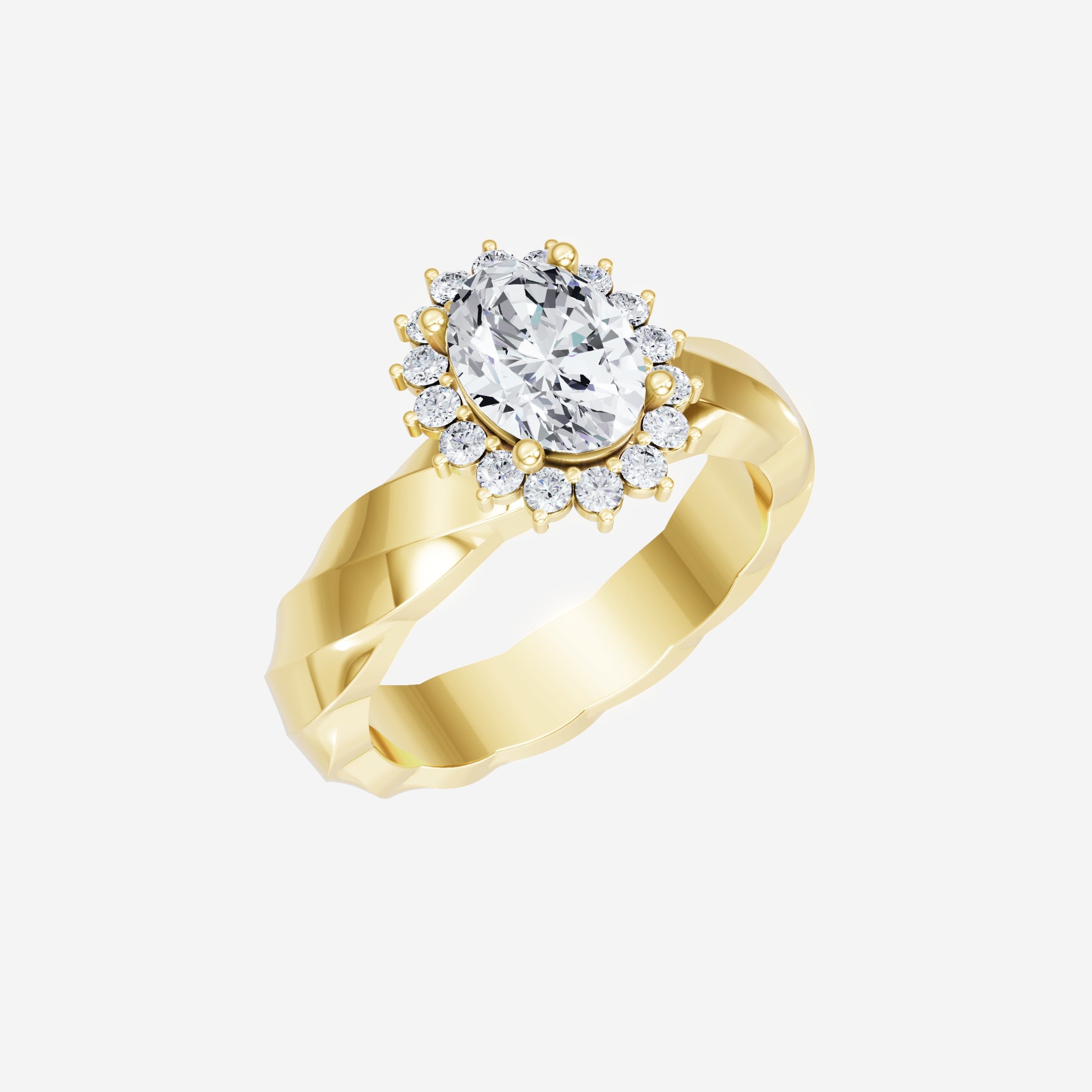 Oval Shining Destiny Ring