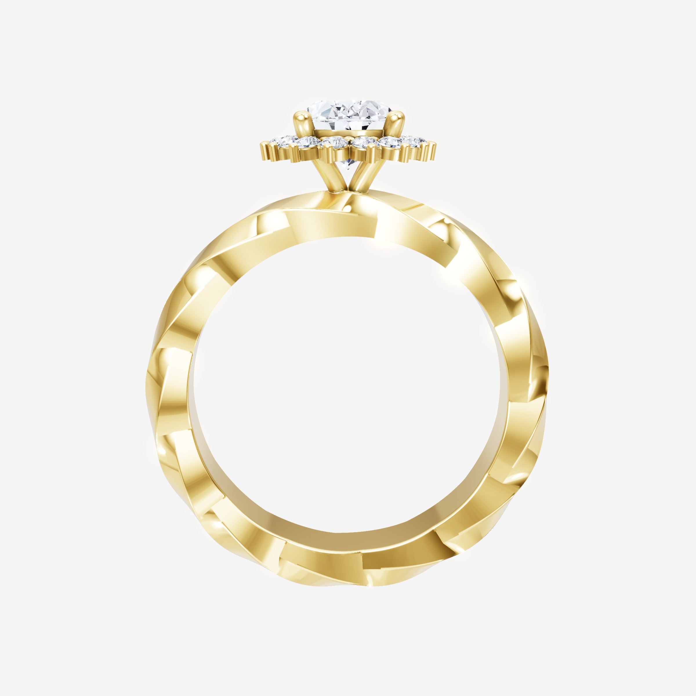 Oval Shining Destiny Ring
