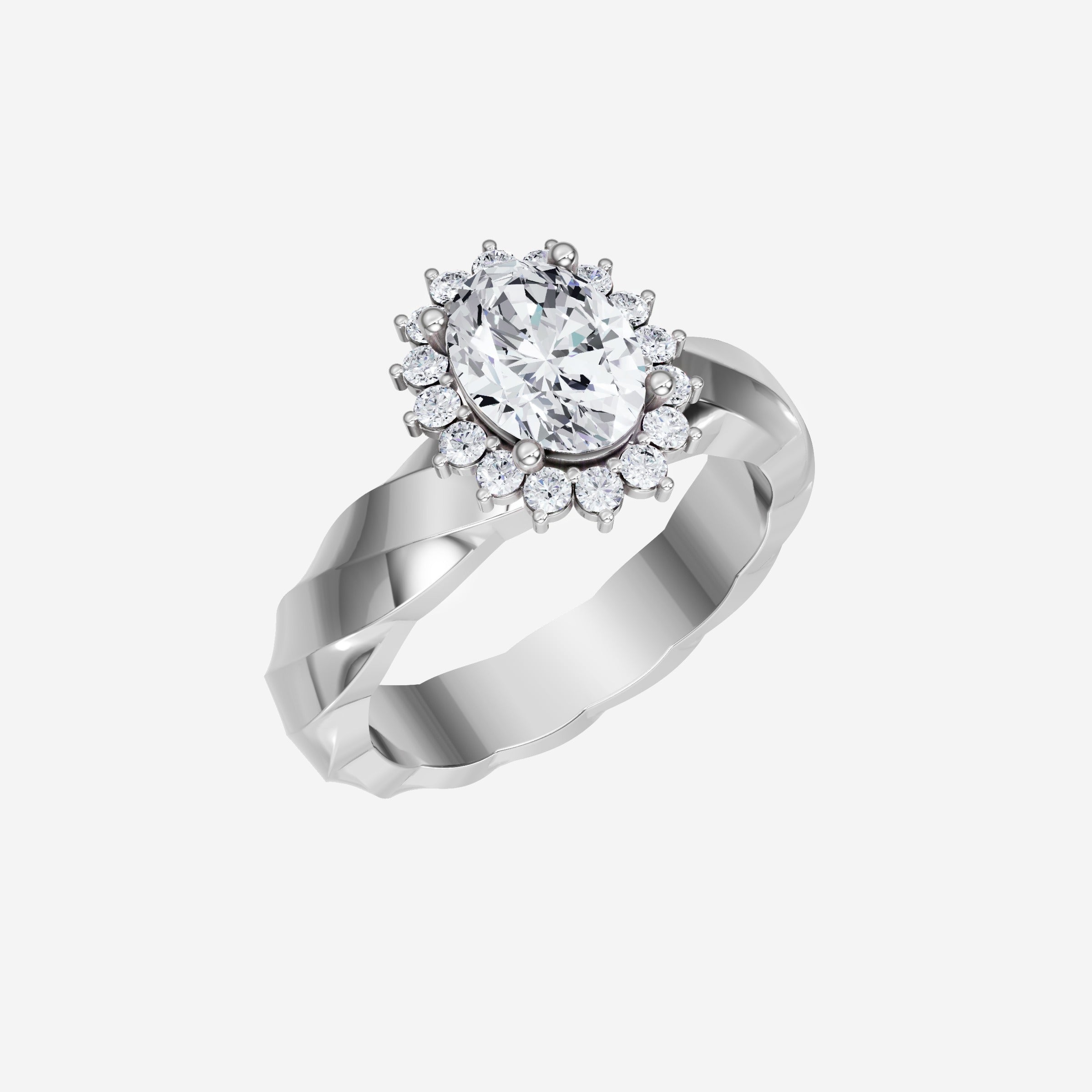 Oval Shining Destiny Ring