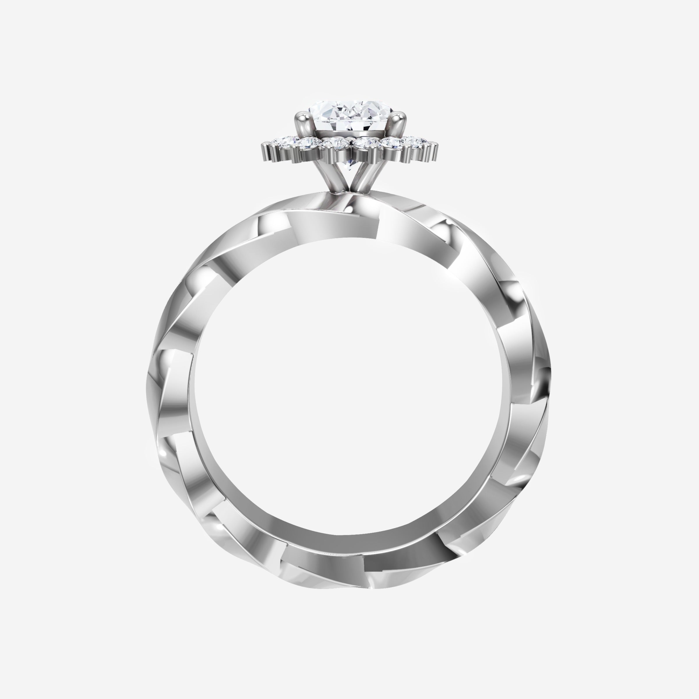 Oval Shining Destiny Ring
