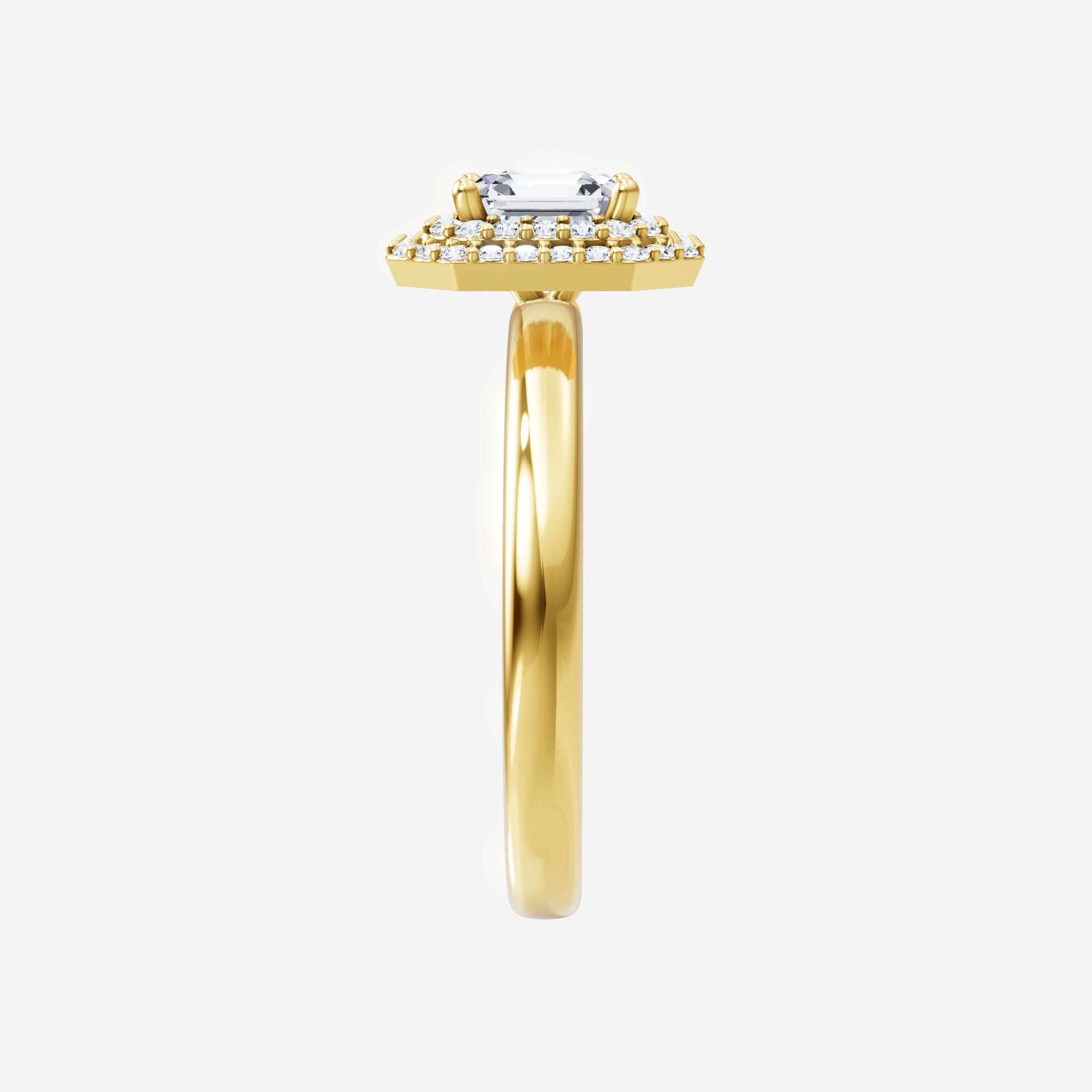 Asscher Dazzling Glam Ring