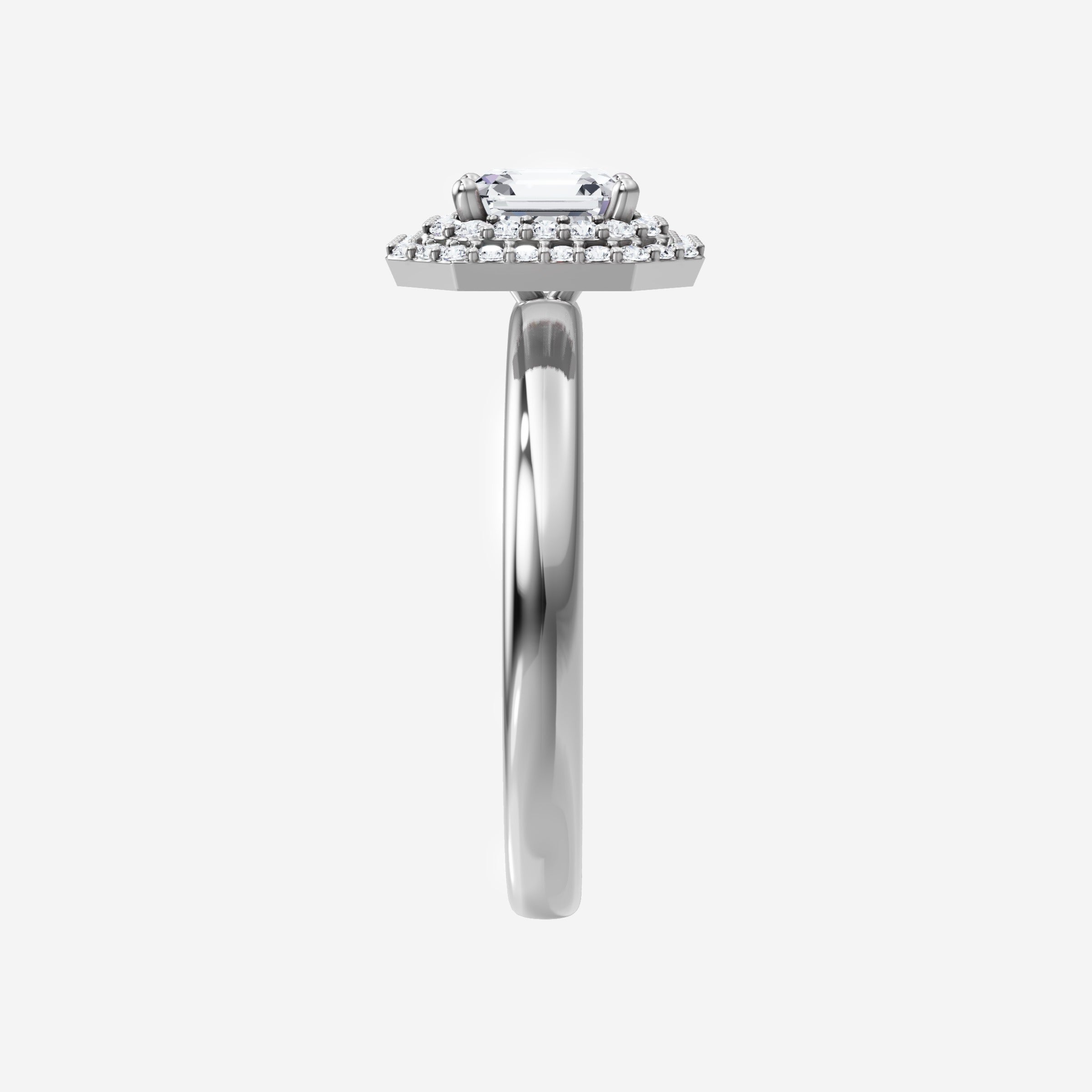 Asscher Dazzling Glam Ring