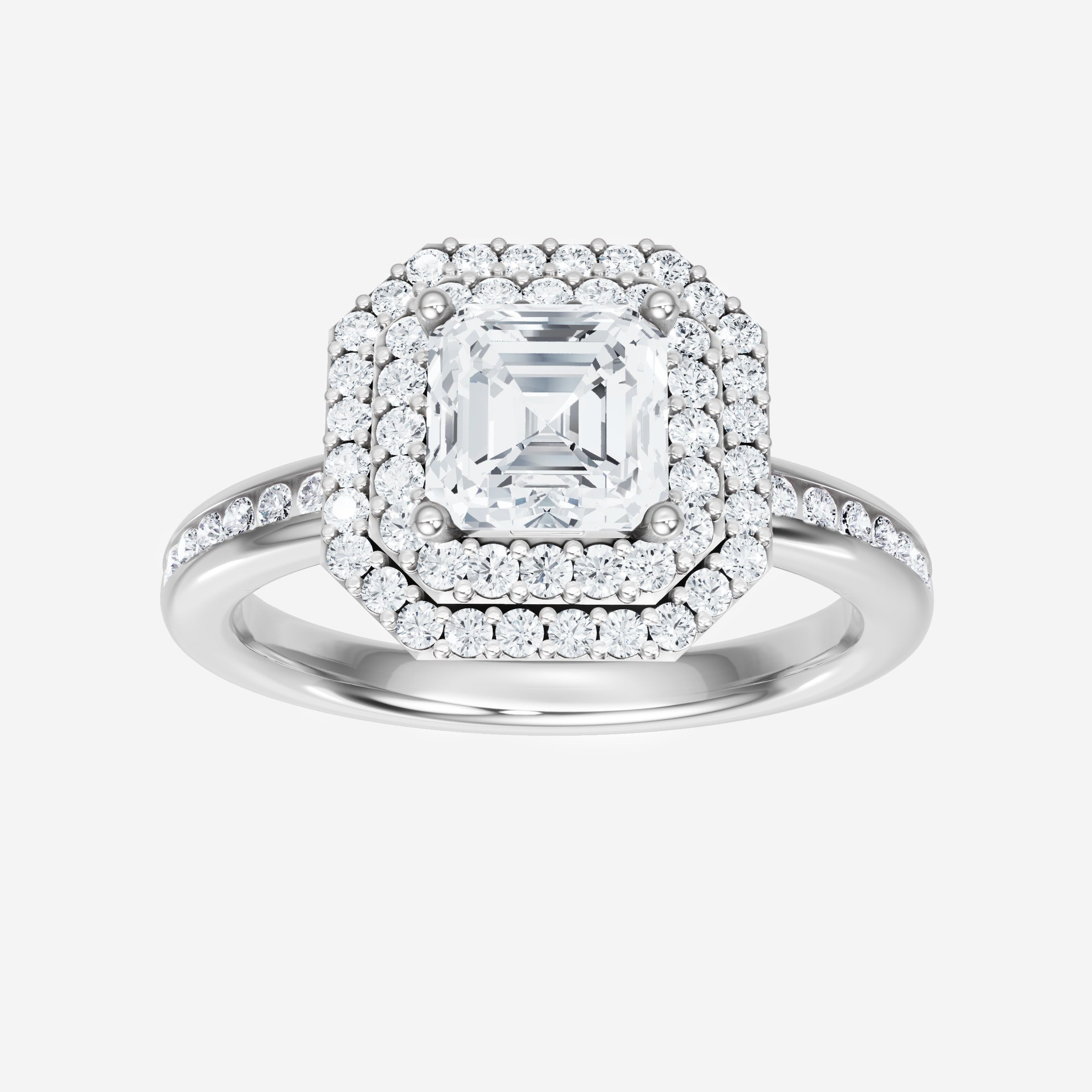 Asscher Dazzling Glam Ring