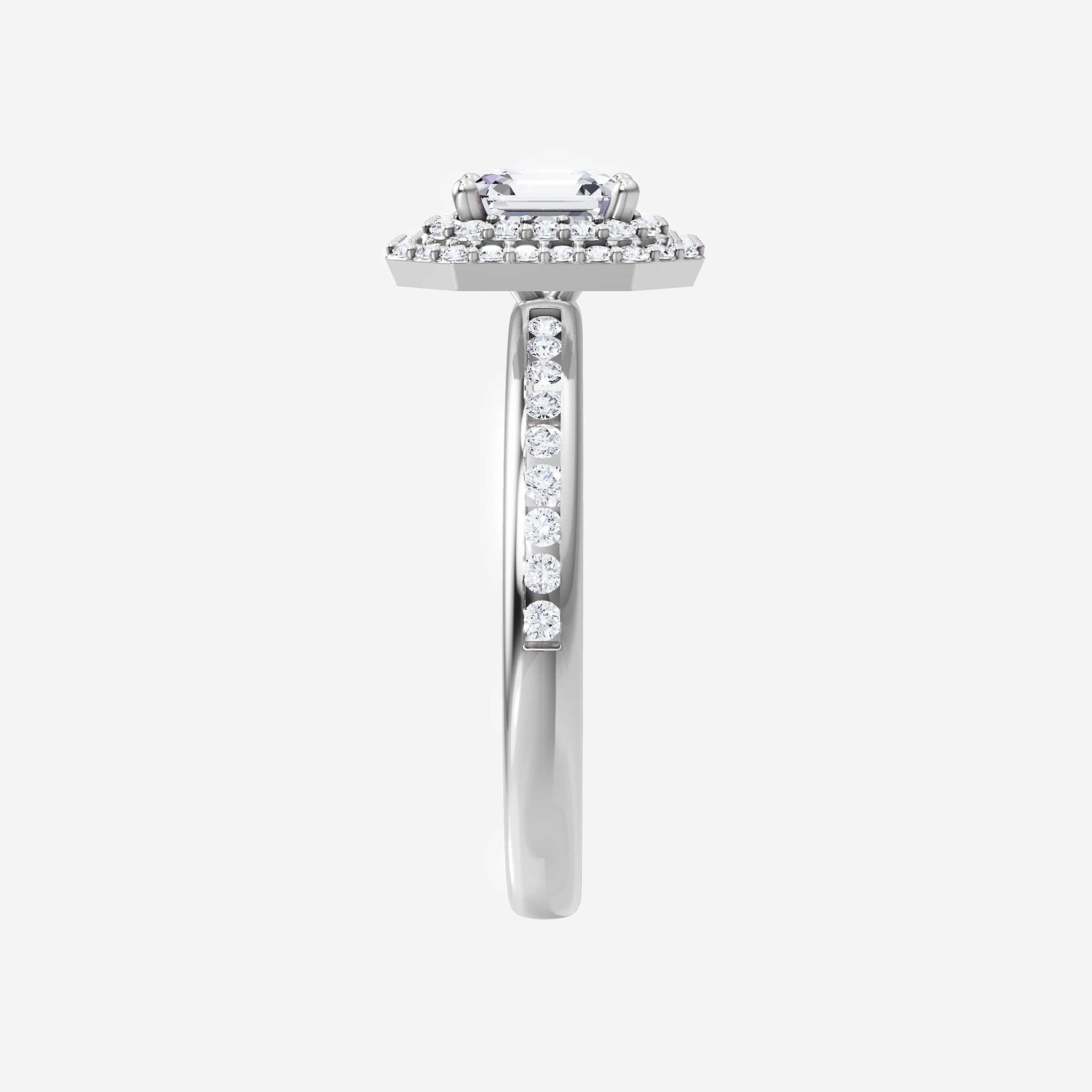 Asscher Dazzling Glam Ring