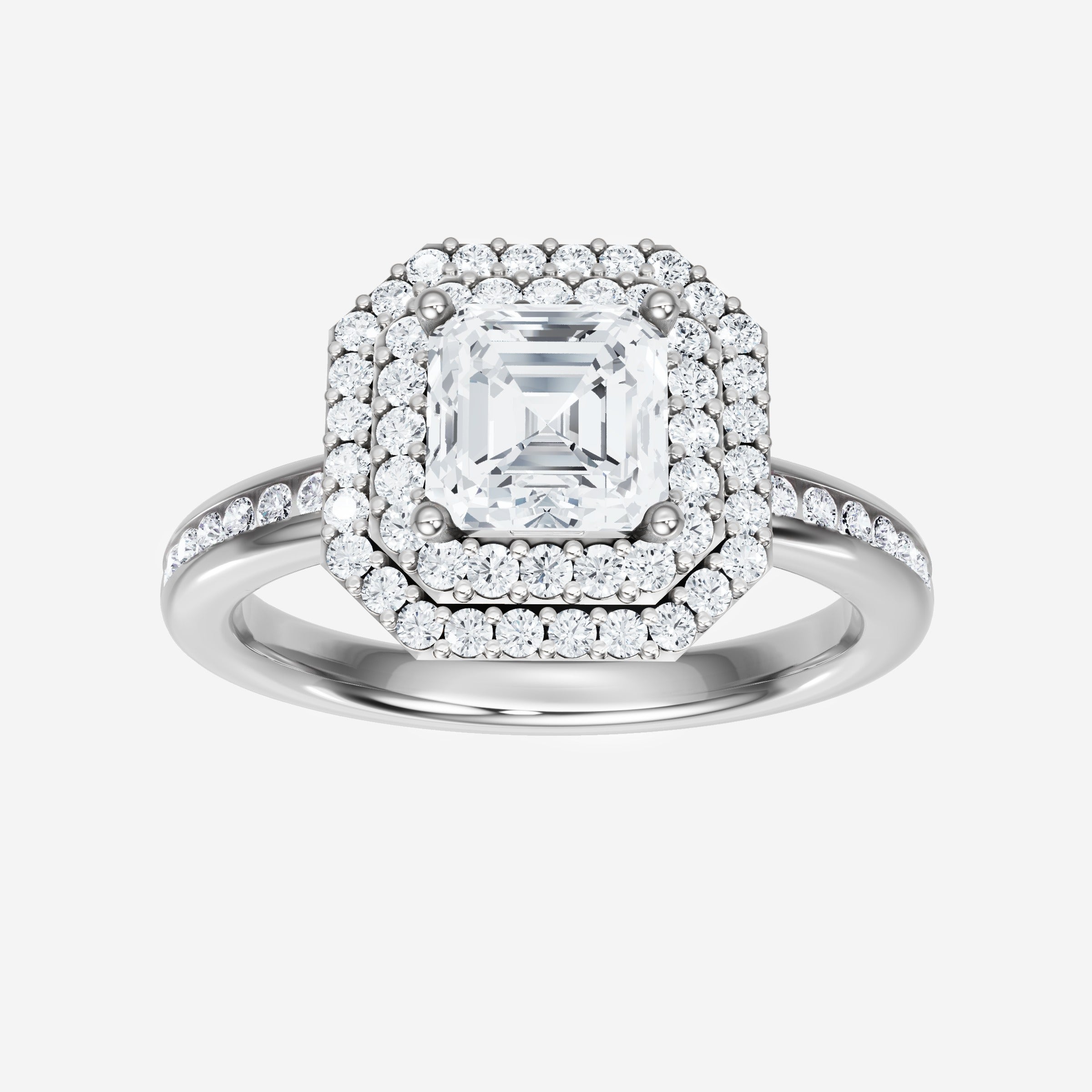 Asscher Dazzling Glam Ring