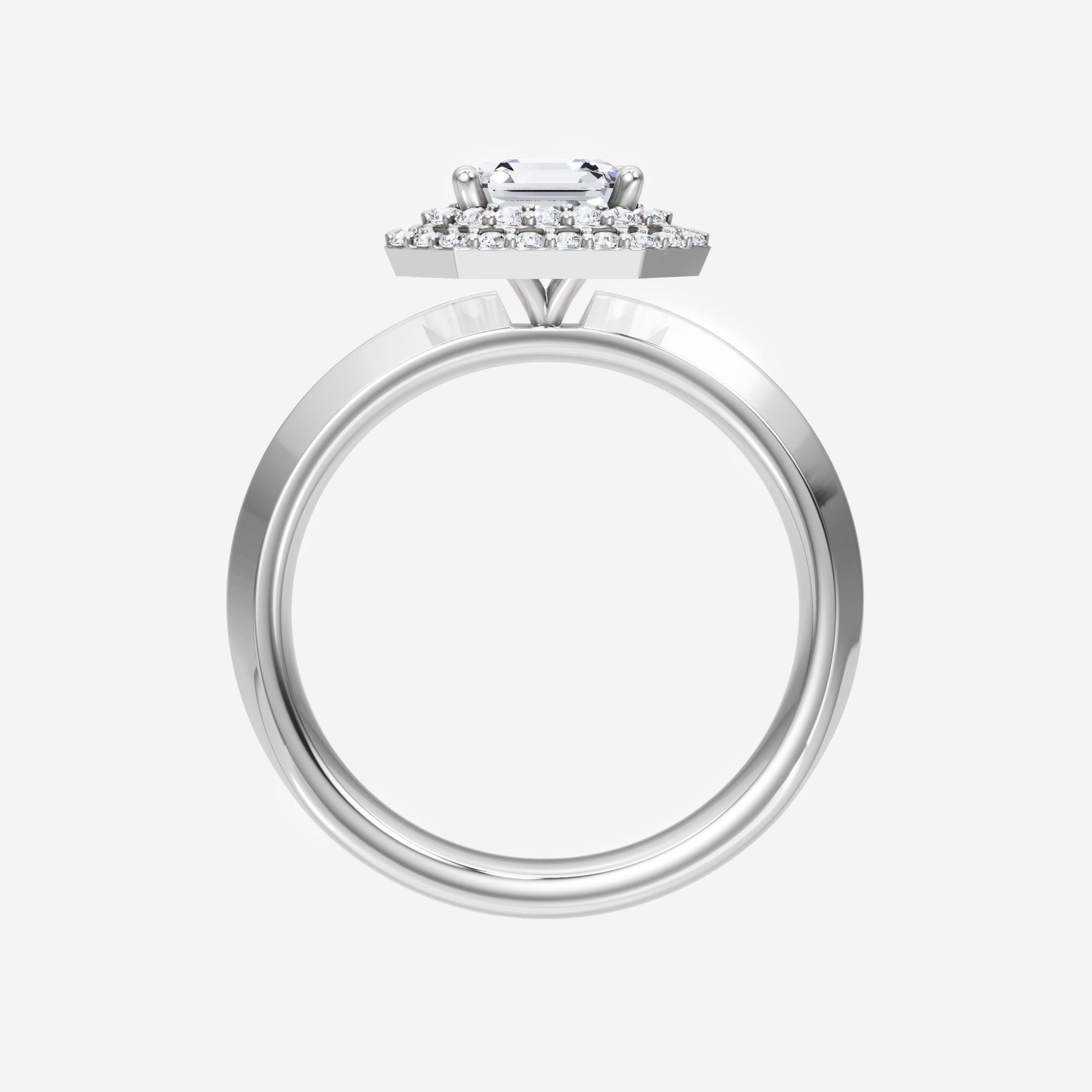 Asscher Dazzling Glam Ring