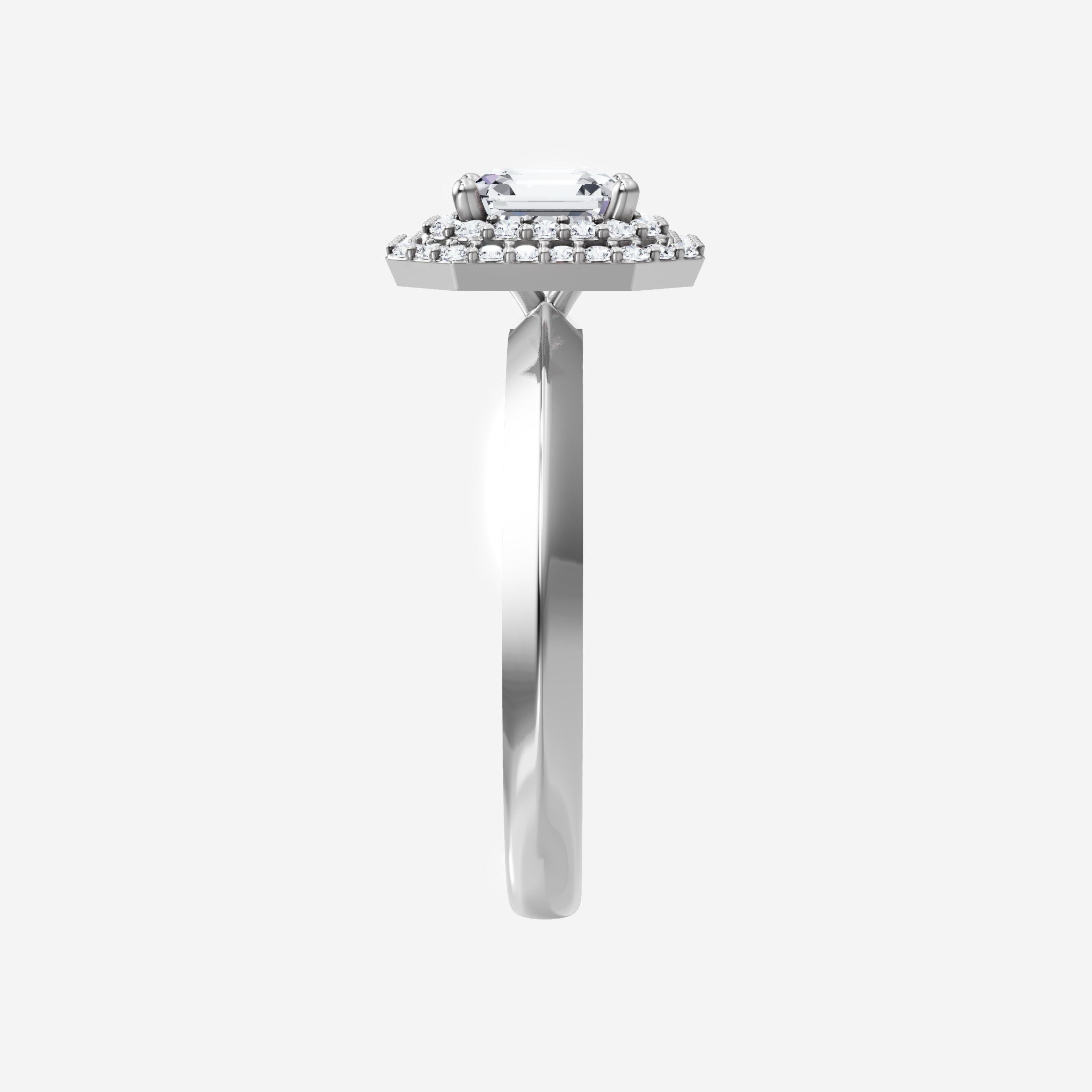 Asscher Dazzling Glam Ring