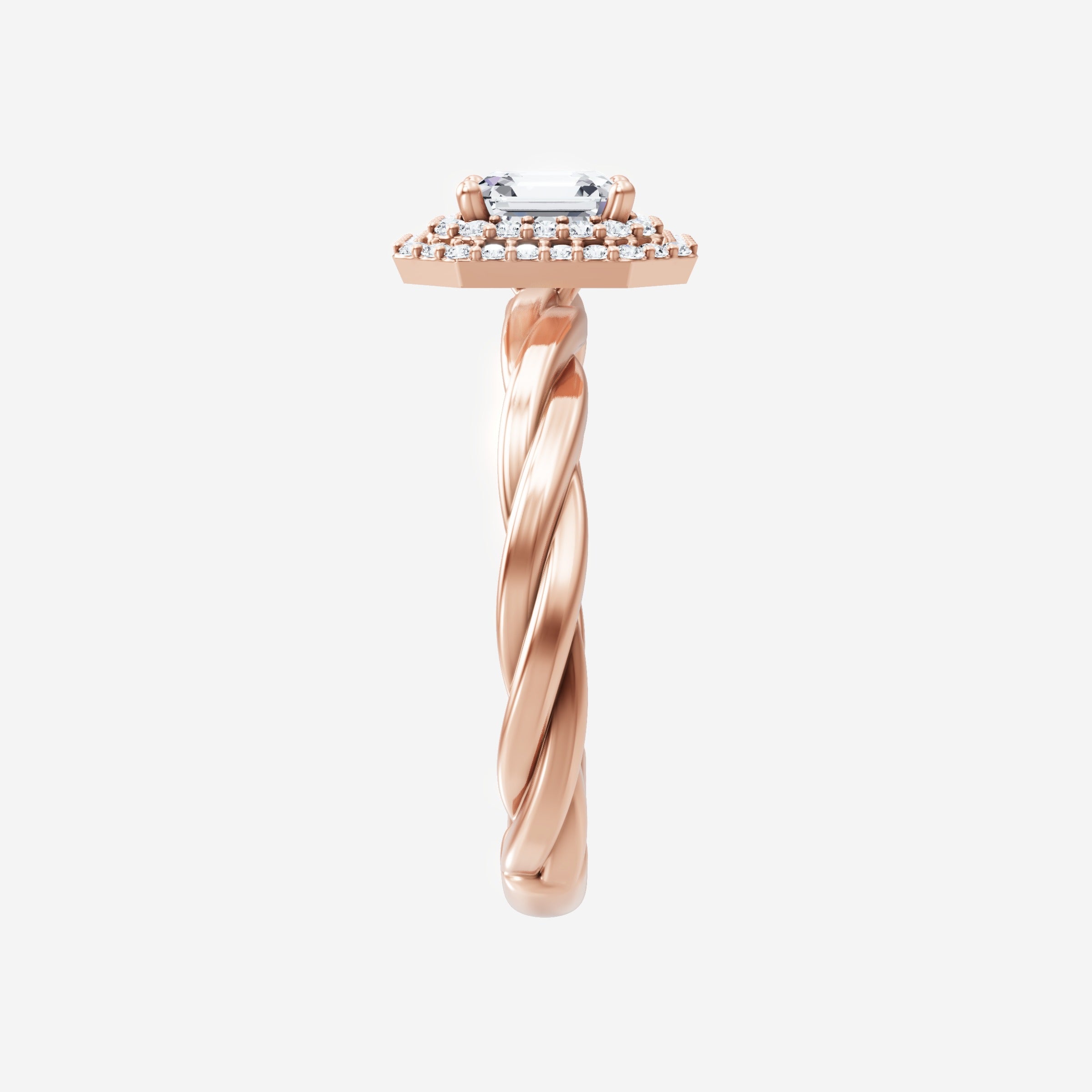 Asscher Dazzling Glam Ring